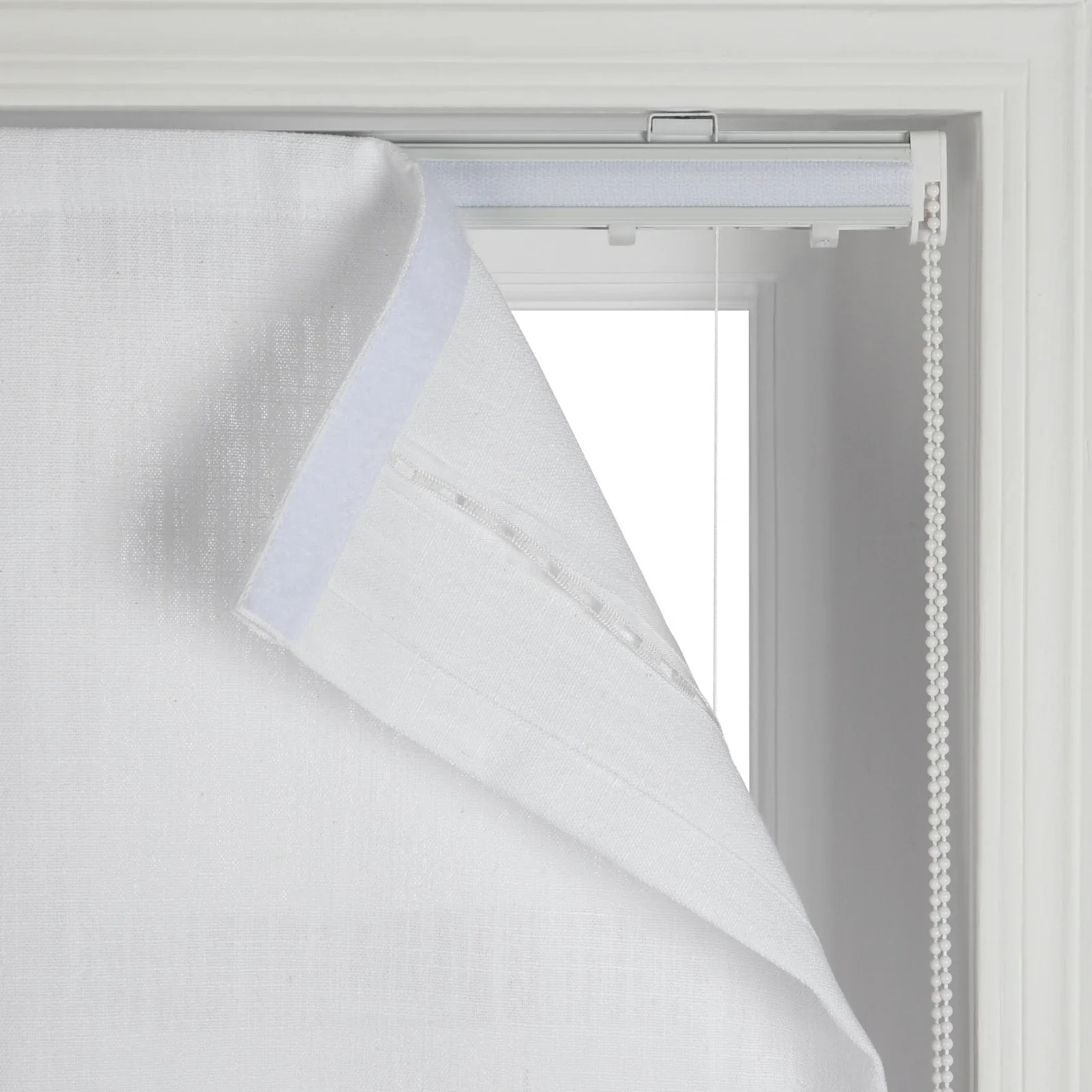 Liz Linen Pleated Balloon Shade Cord Lift - Image 2
