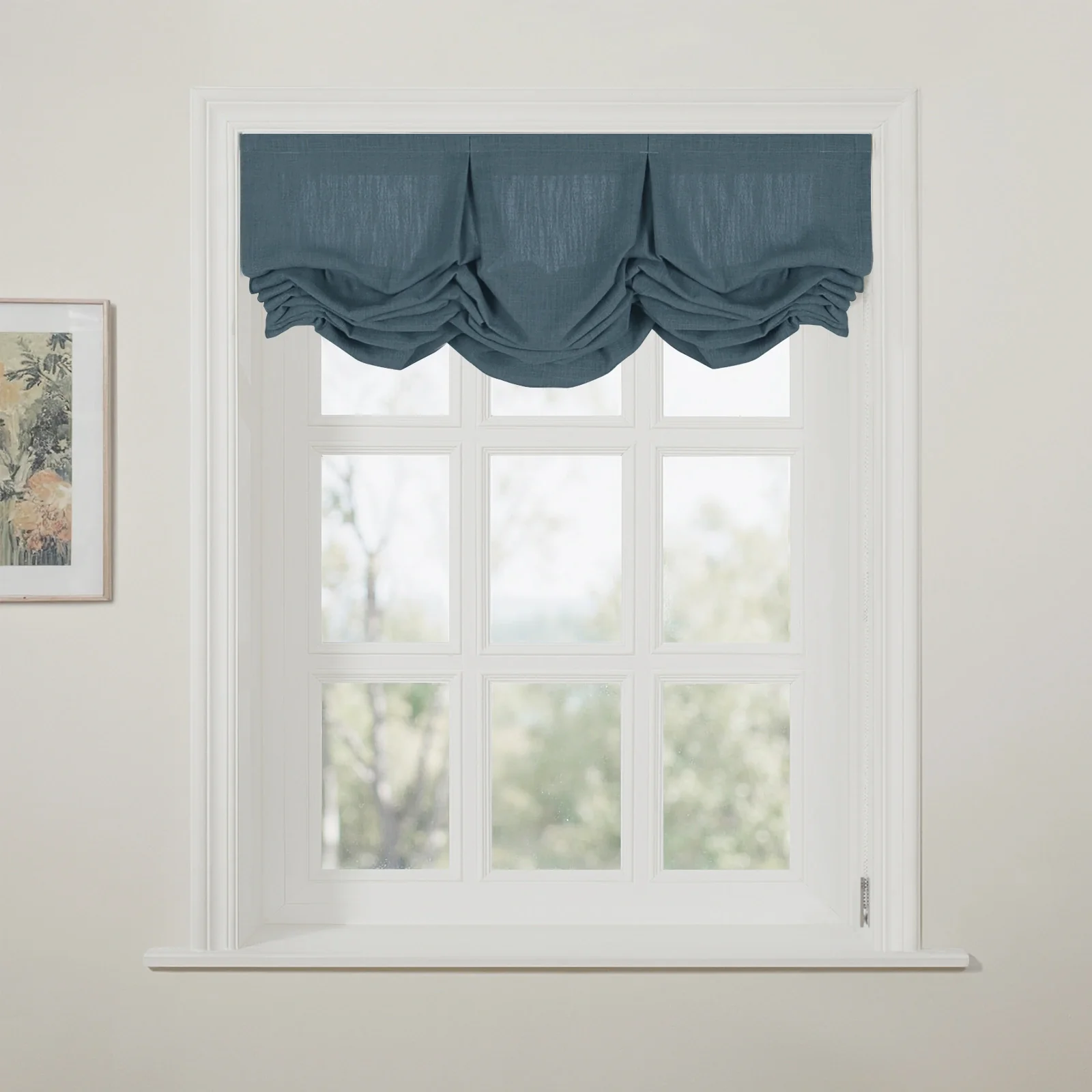 Liz Linen Pleated Balloon Shade Cord Lift - Image 202