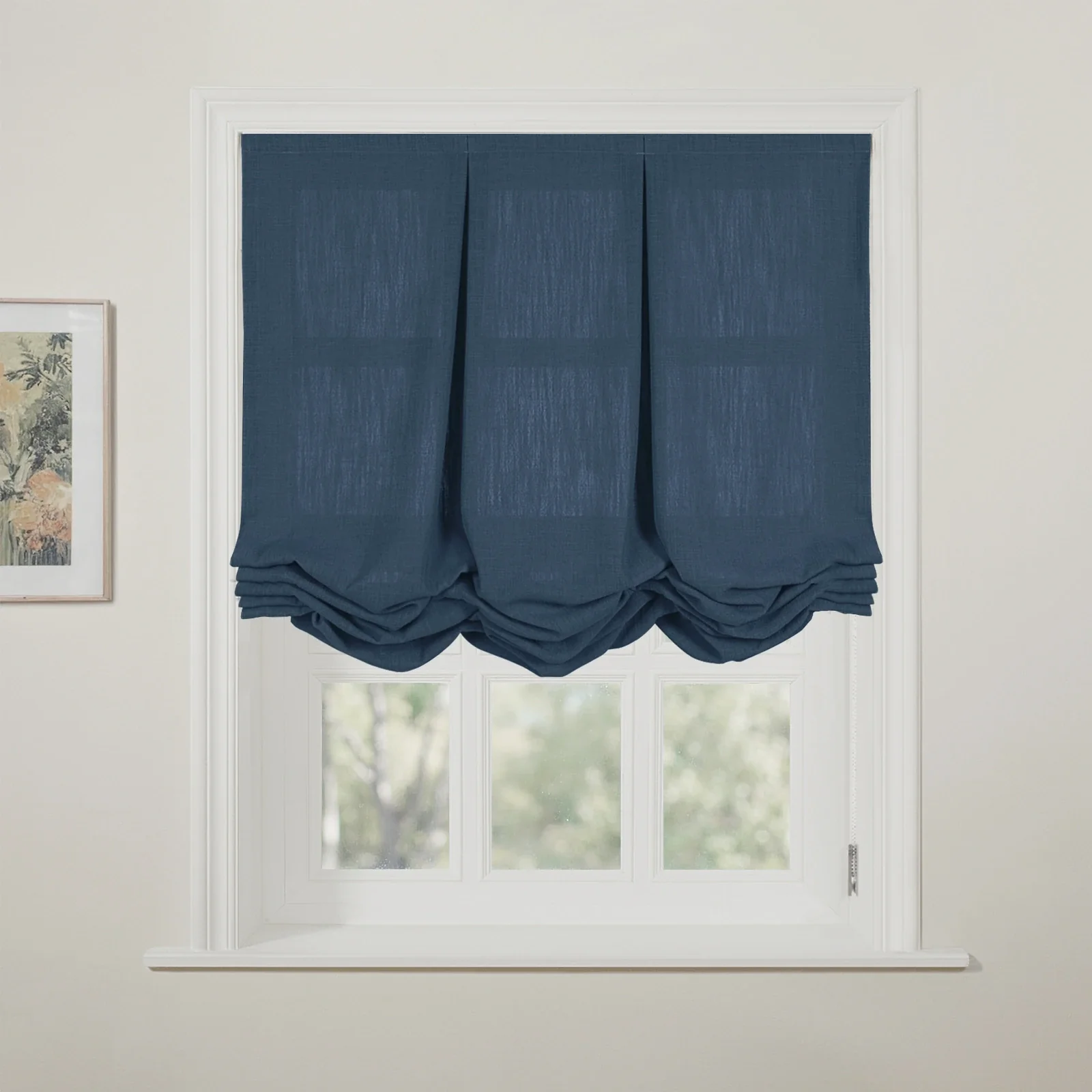 Liz Linen Pleated Balloon Shade Cord Lift - Image 206