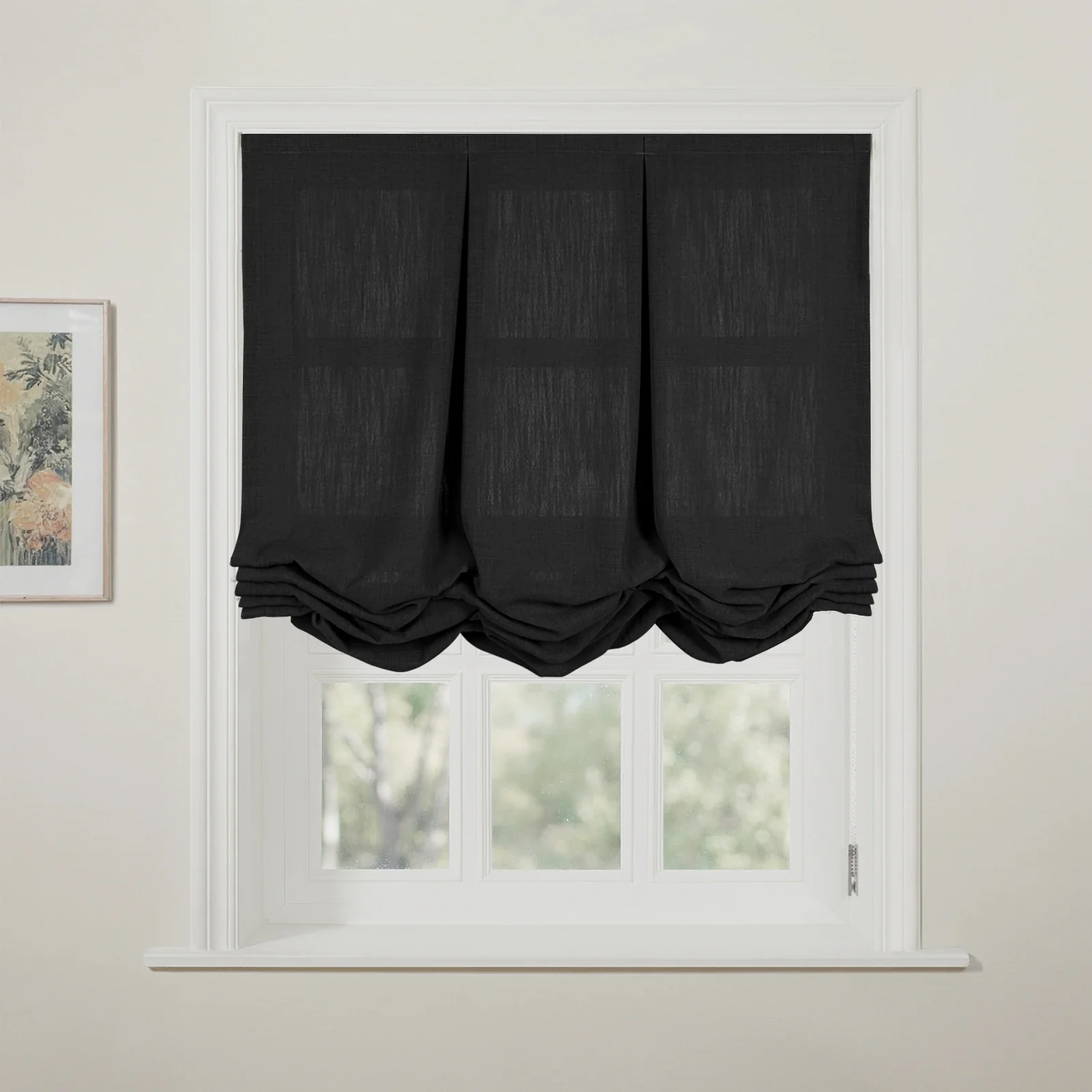Liz Linen Pleated Balloon Shade Cord Lift - Image 212