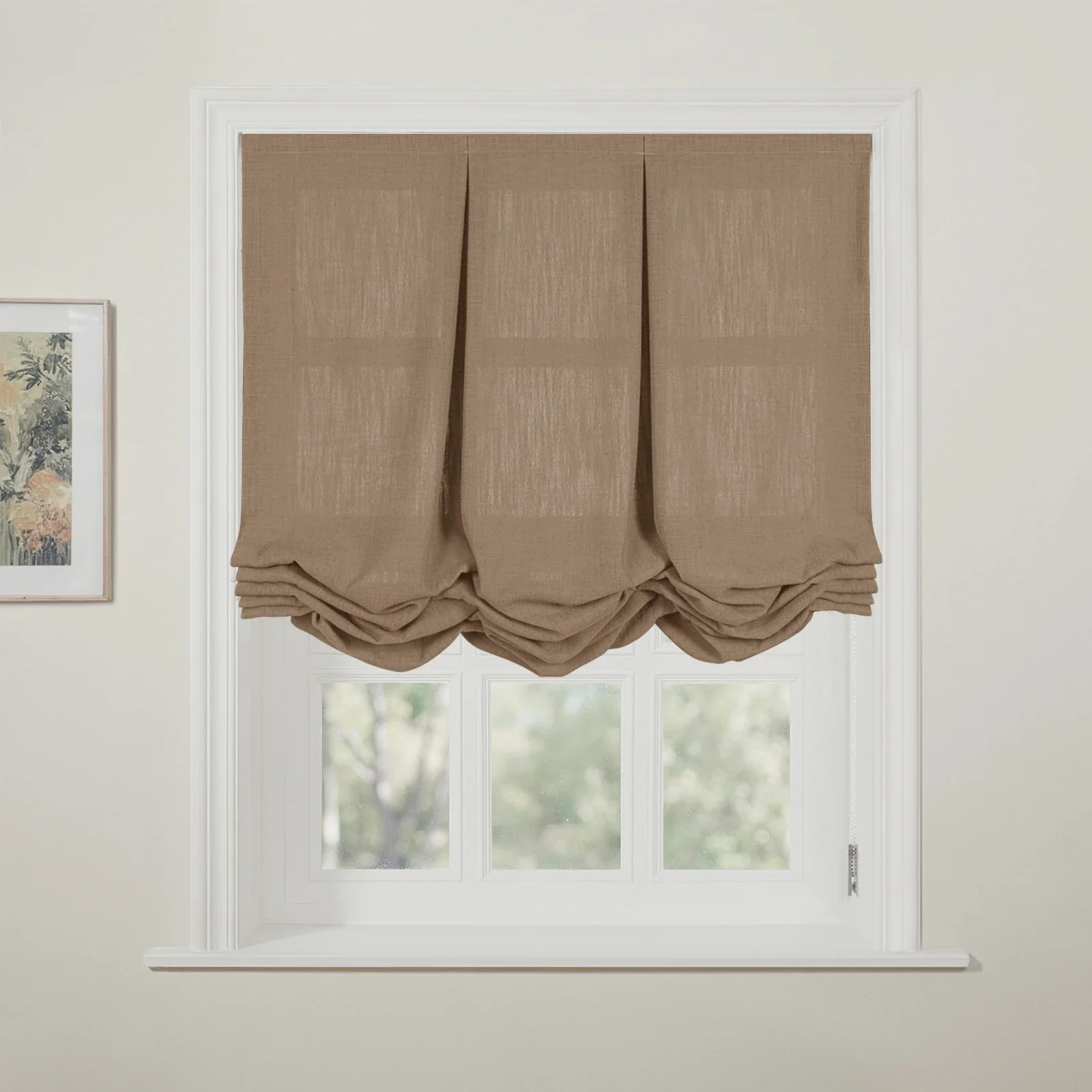 Liz Linen Pleated Balloon Shade Cord Lift - Image 224