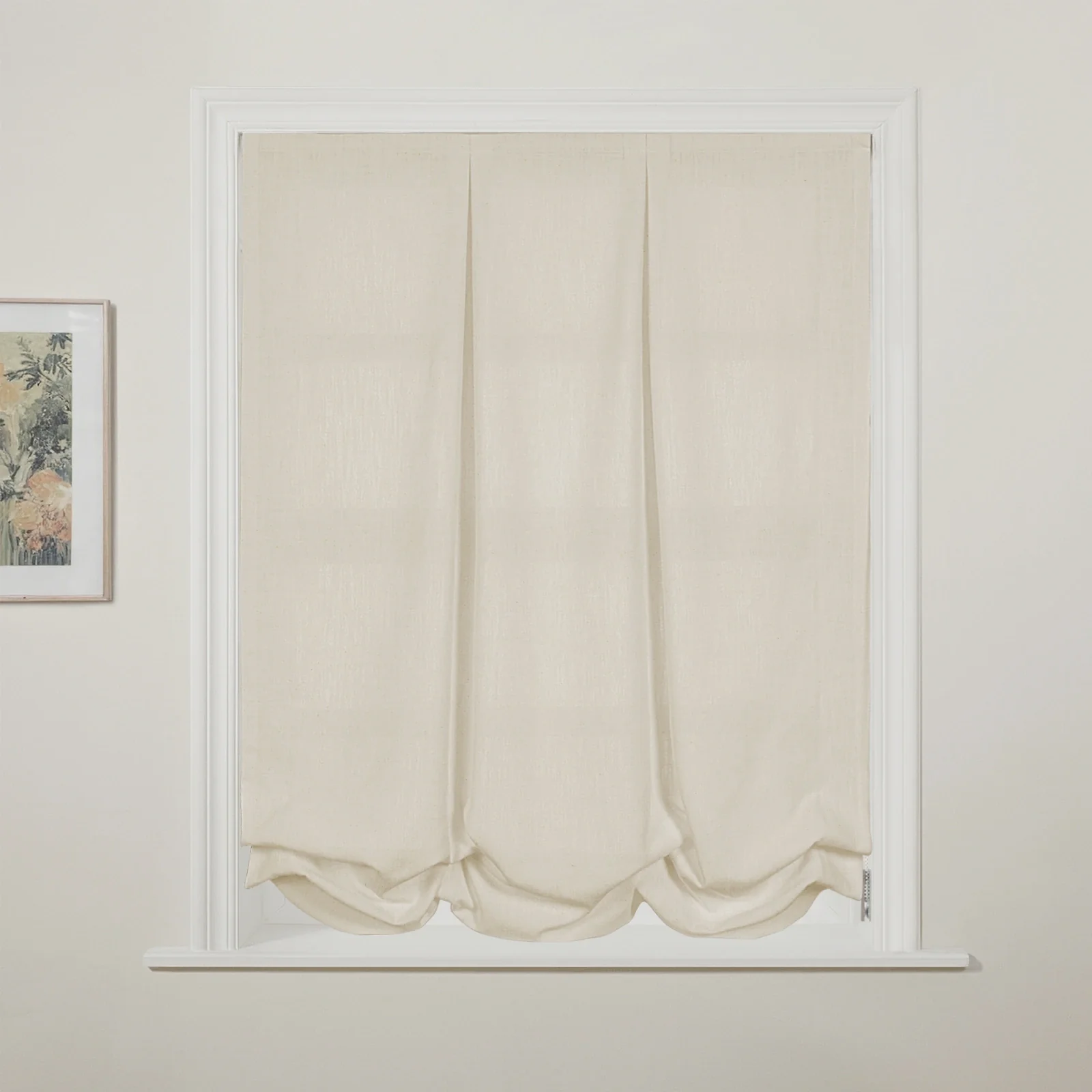 Liz Linen Pleated Balloon Shade Cord Lift - Image 23