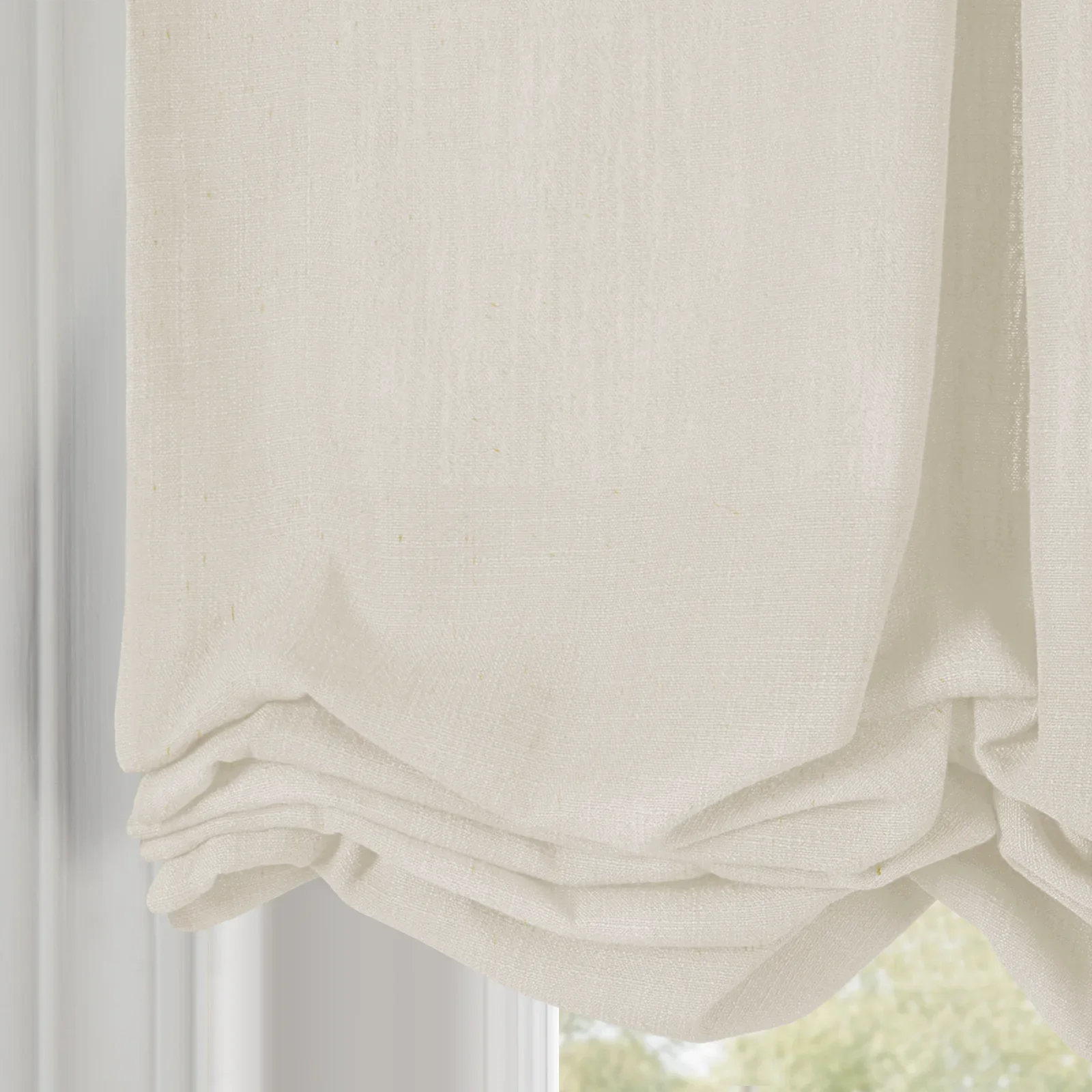 Liz Linen Pleated Balloon Shade Cord Lift - Image 25