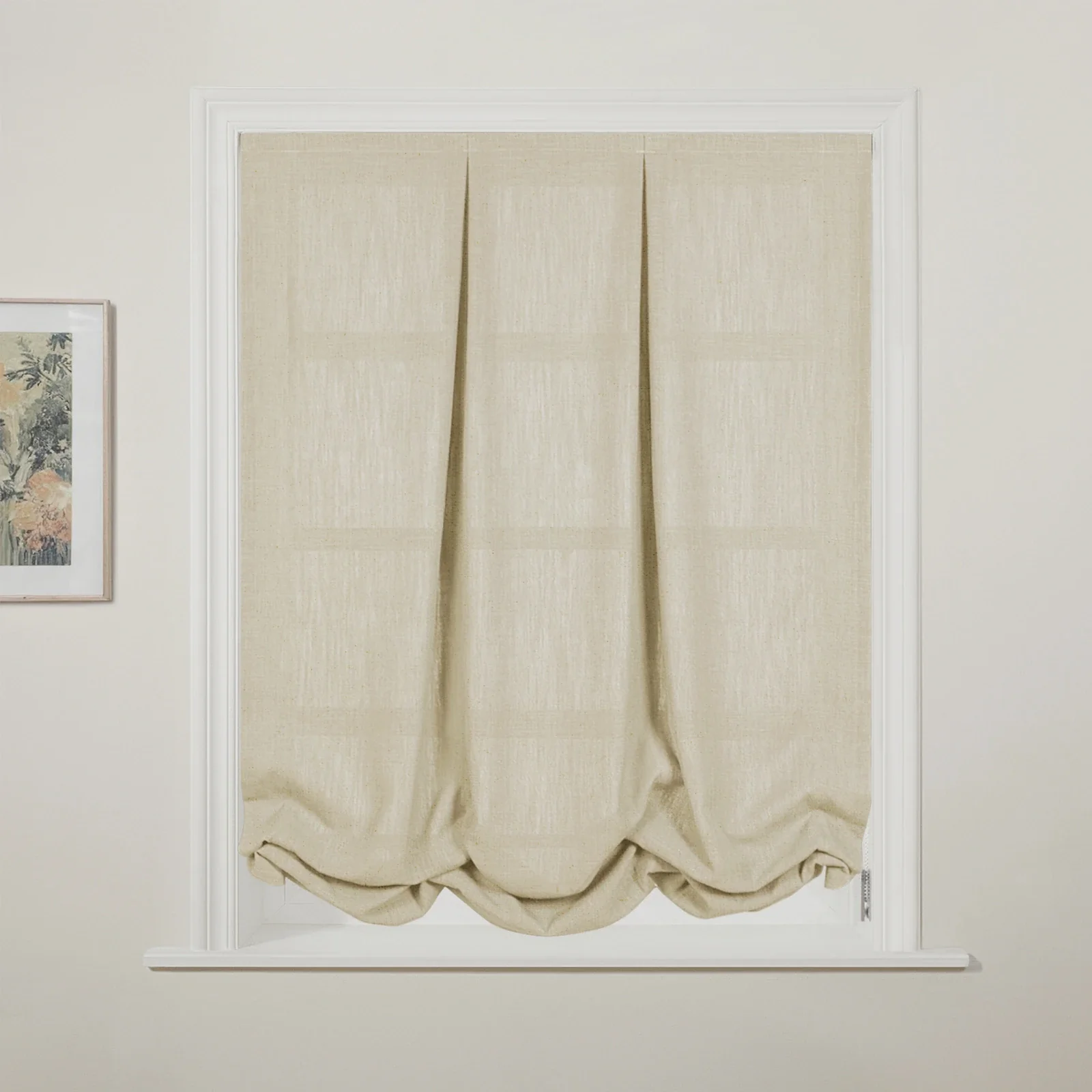 Liz Linen Pleated Balloon Shade Cord Lift - Image 29