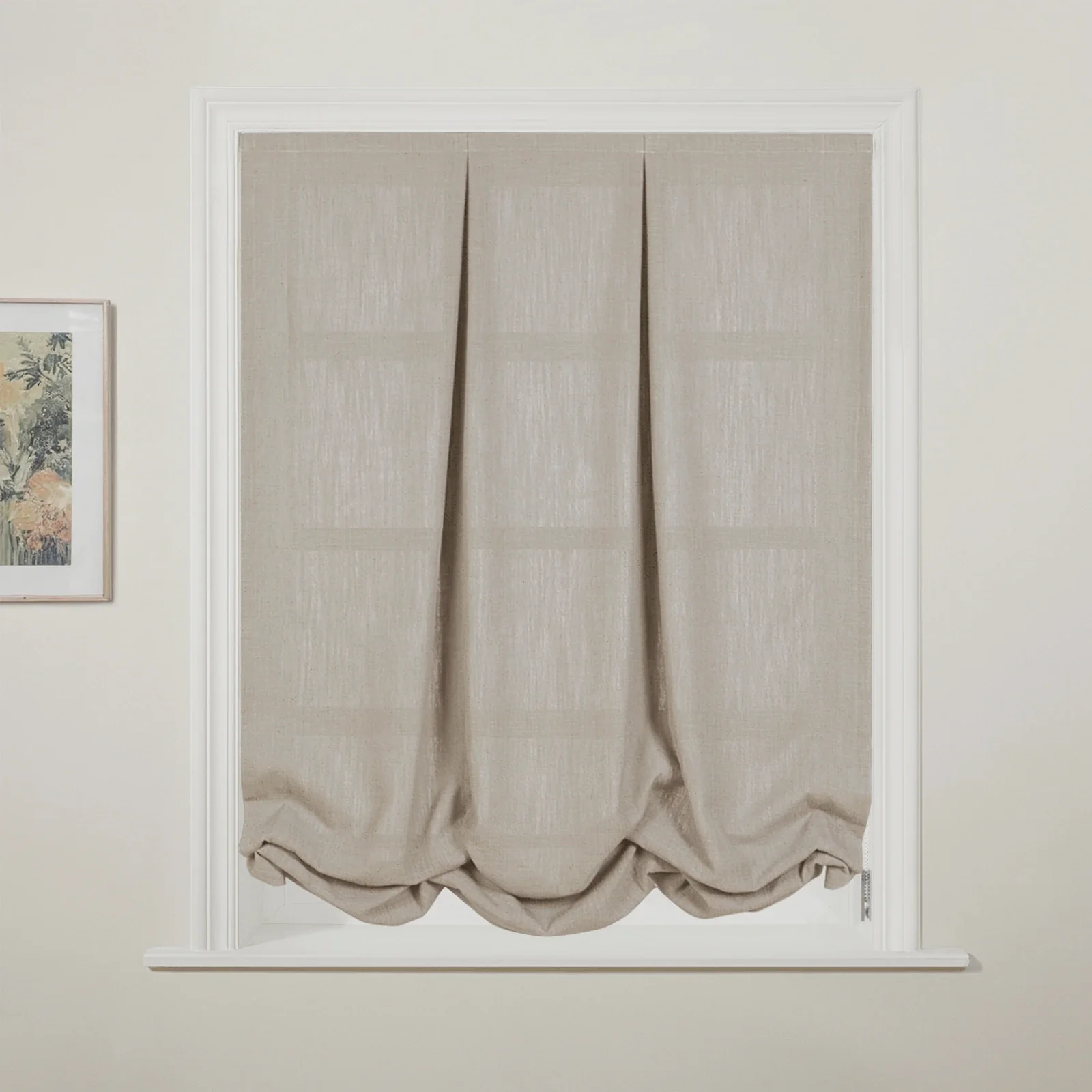 Liz Linen Pleated Balloon Shade Cord Lift - Image 35