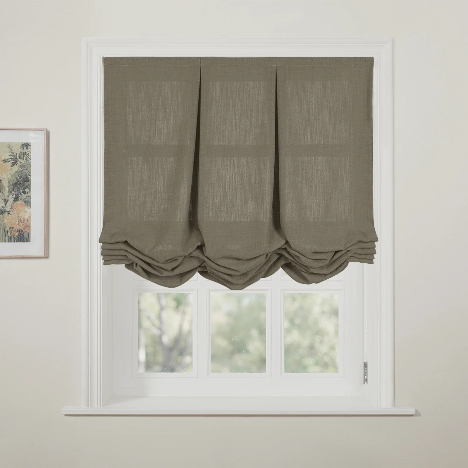 Liz Linen Pleated Balloon Shade Cord Lift - Image 50