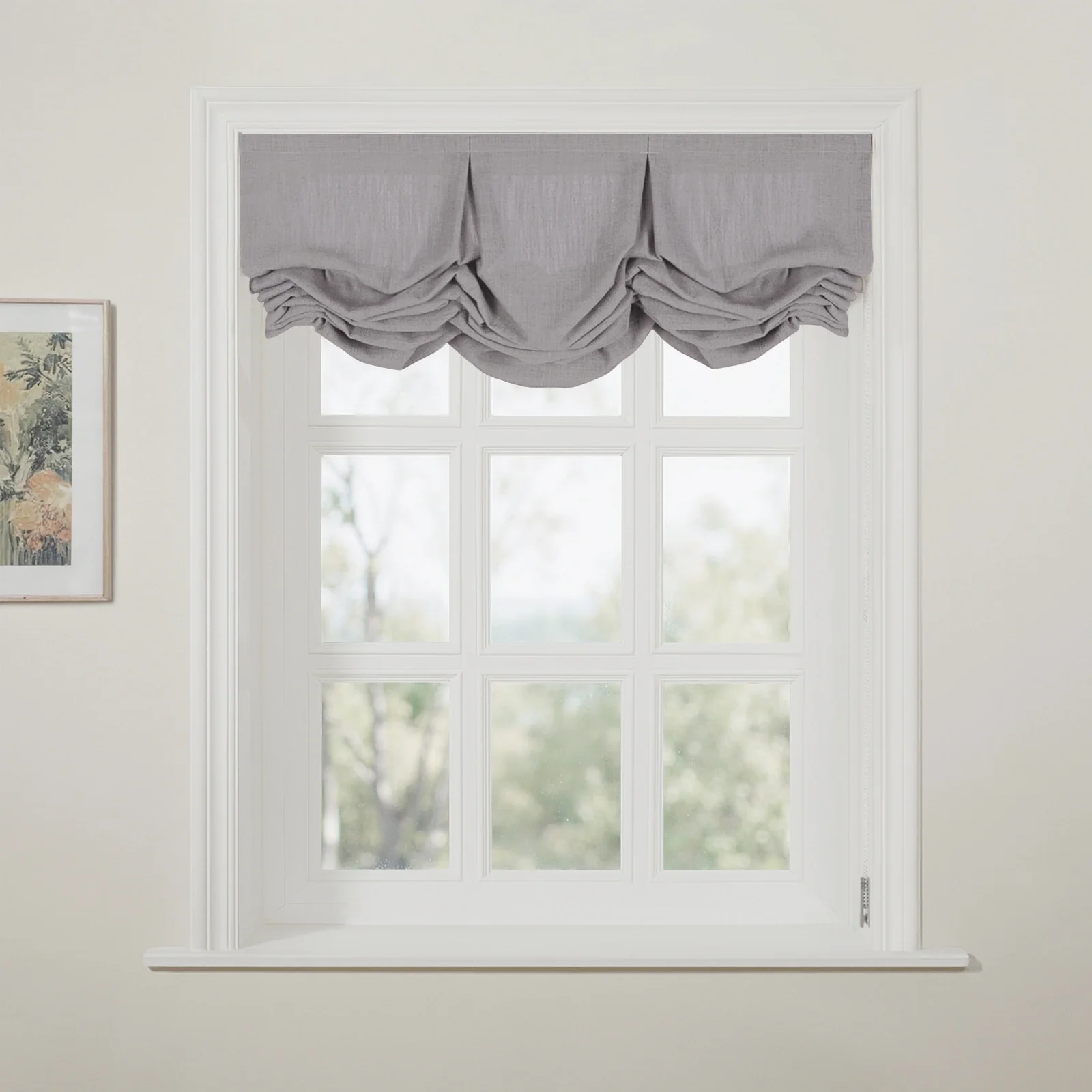 Liz Linen Pleated Balloon Shade Cord Lift - Image 64