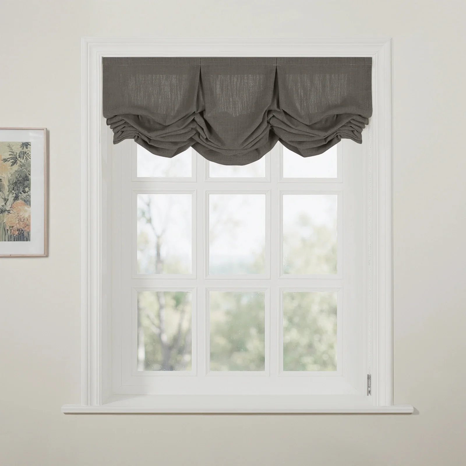 Liz Linen Pleated Balloon Shade Cord Lift - Image 70
