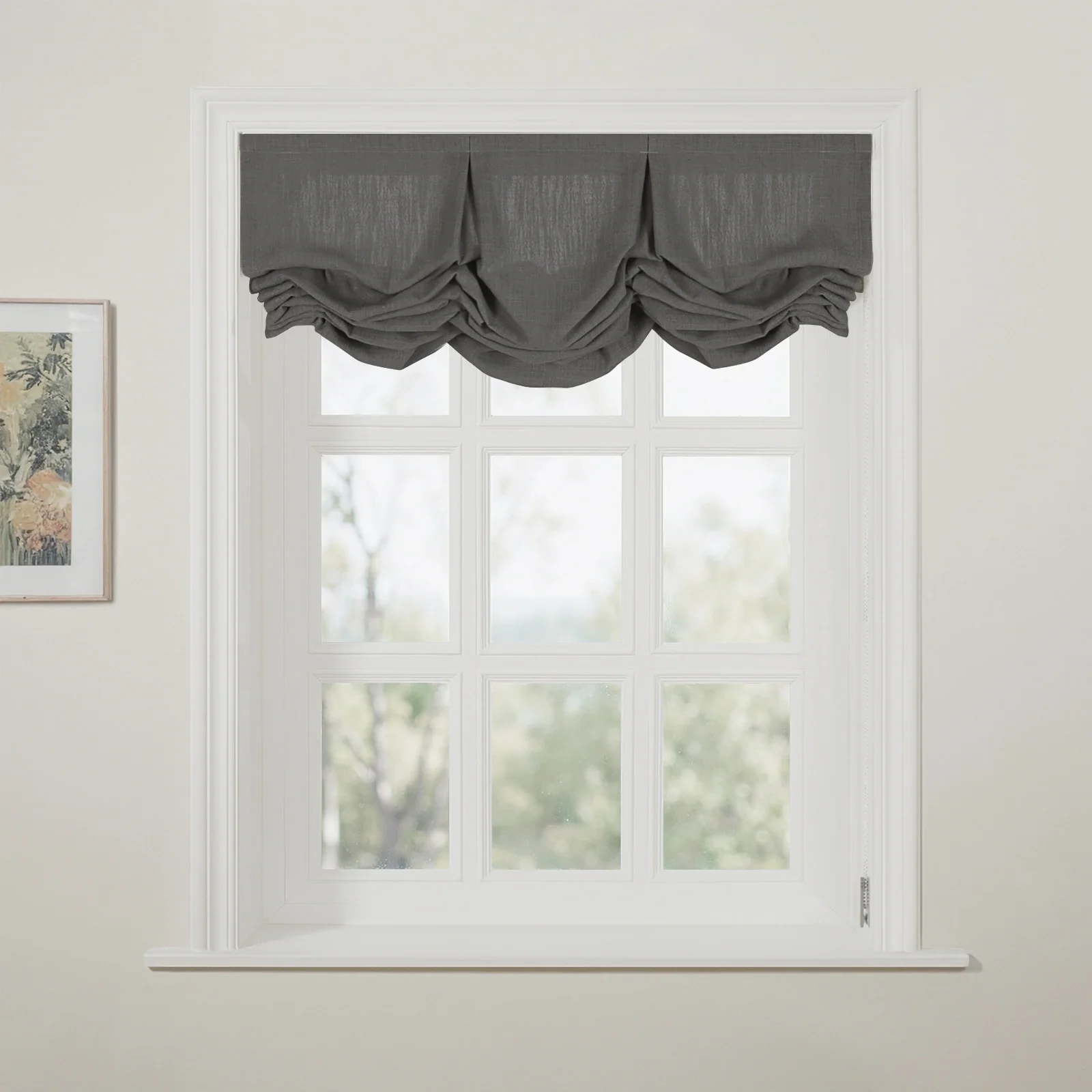 Liz Linen Pleated Balloon Shade Cord Lift - Image 88