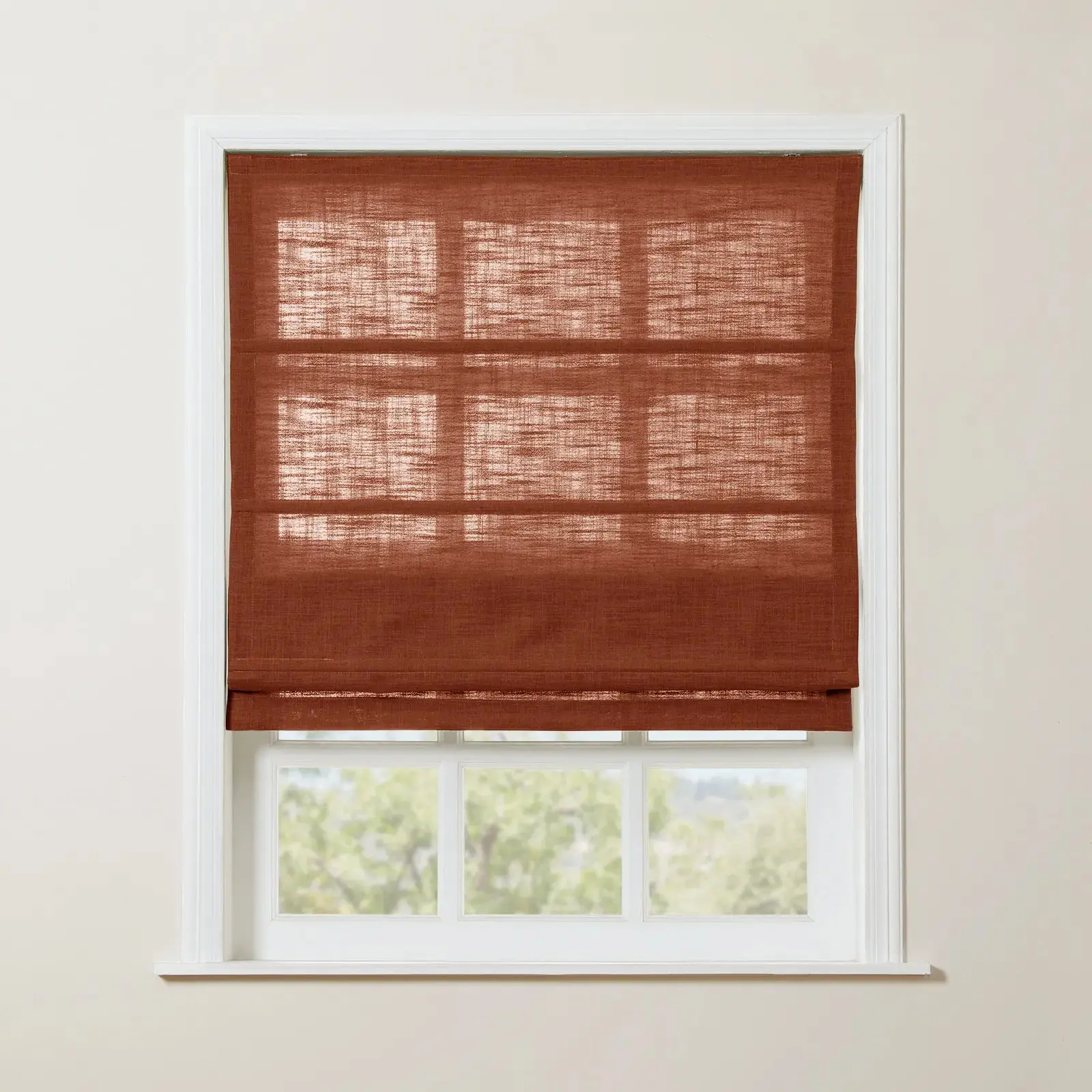 Liz Linen Roman Shade Cordless - Image 100