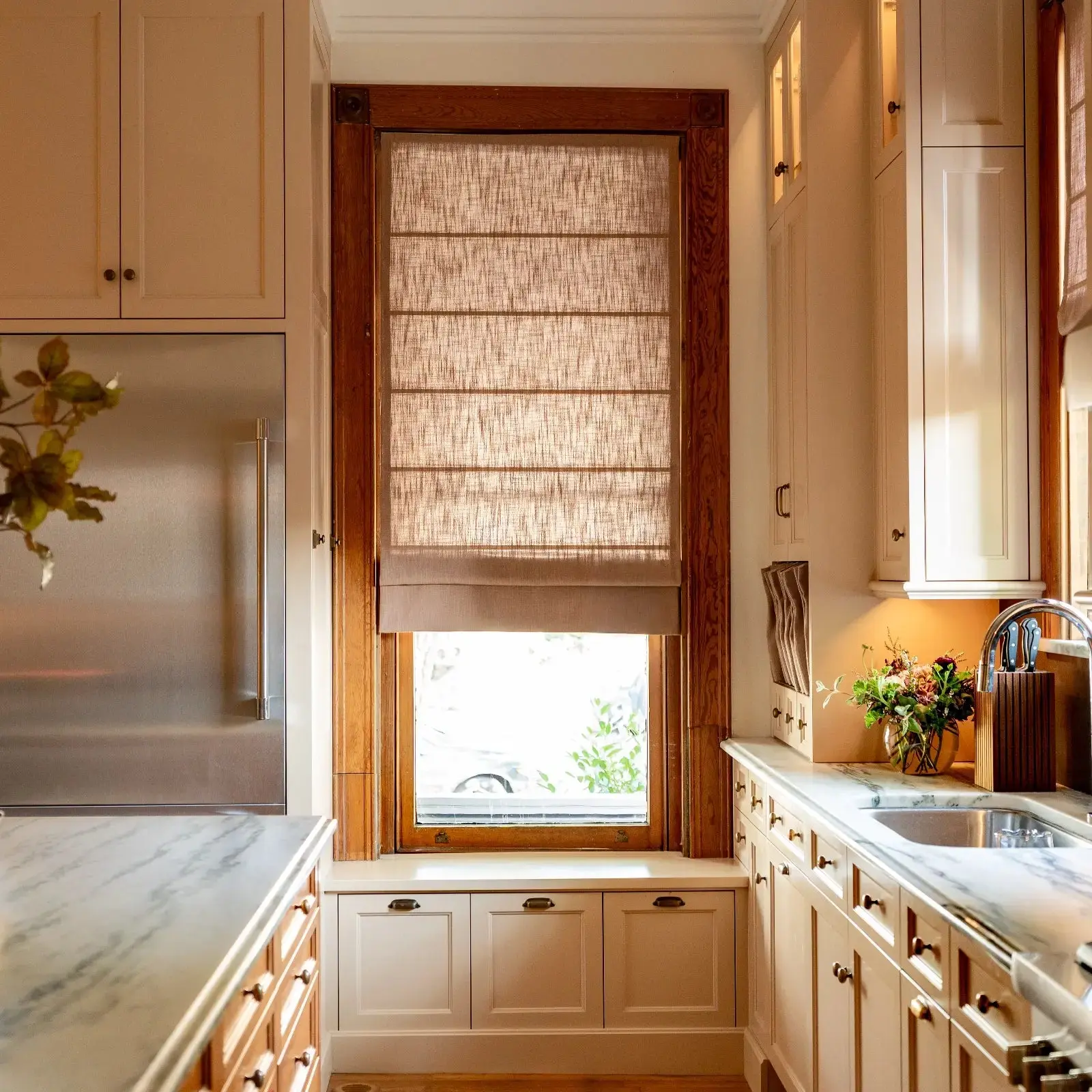 Liz Linen Roman Shade Cordless - Image 96