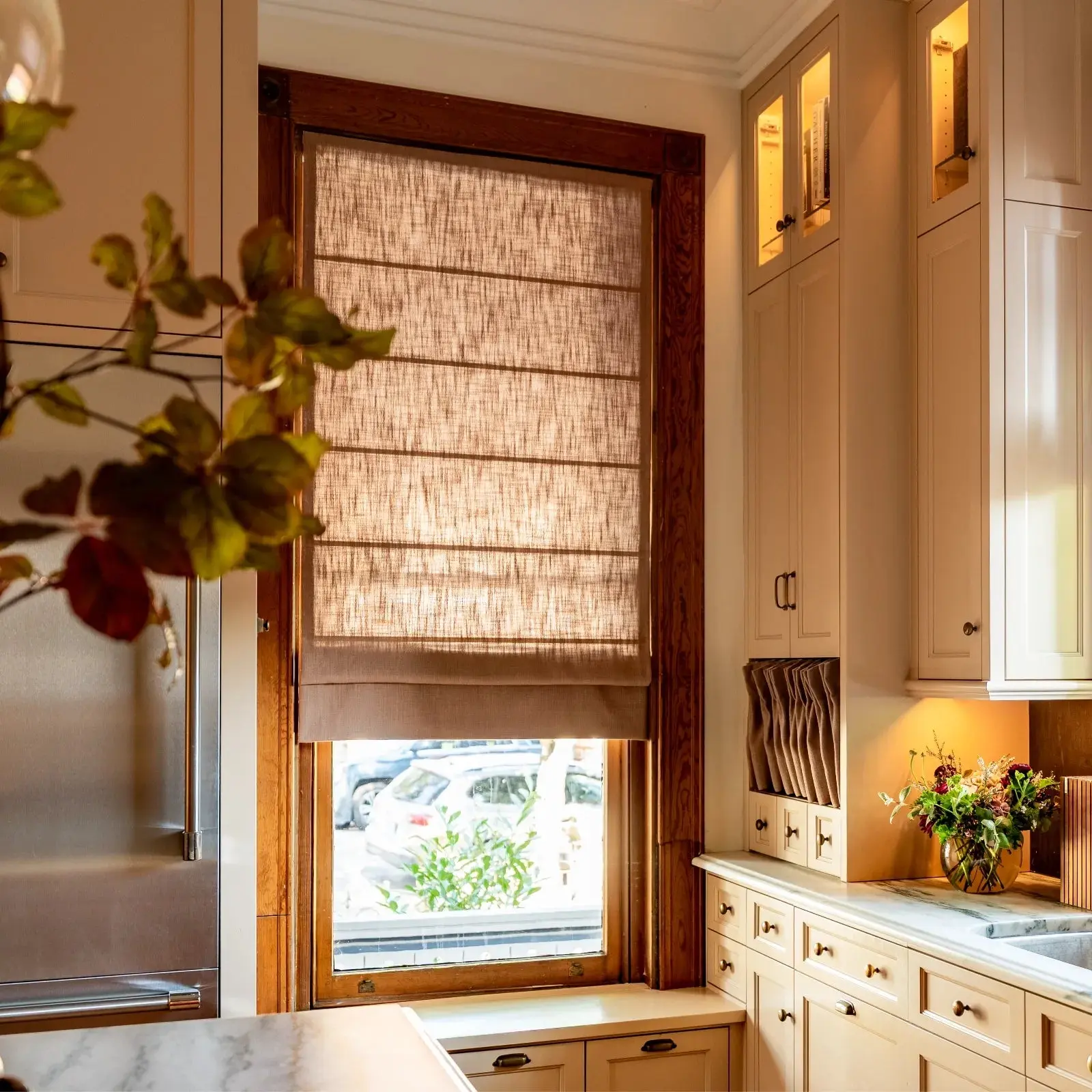 Liz Linen Roman Shade Cordless - Image 97