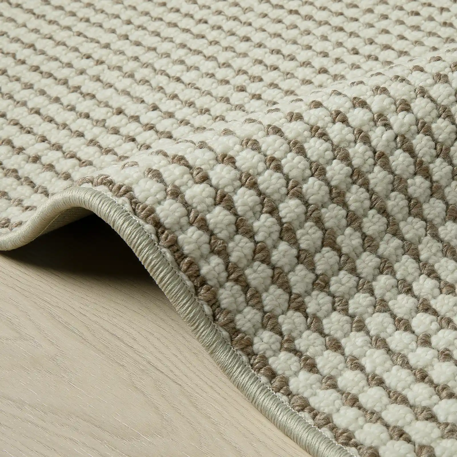 Lucia Textured Striped Wool Rug - Image 3