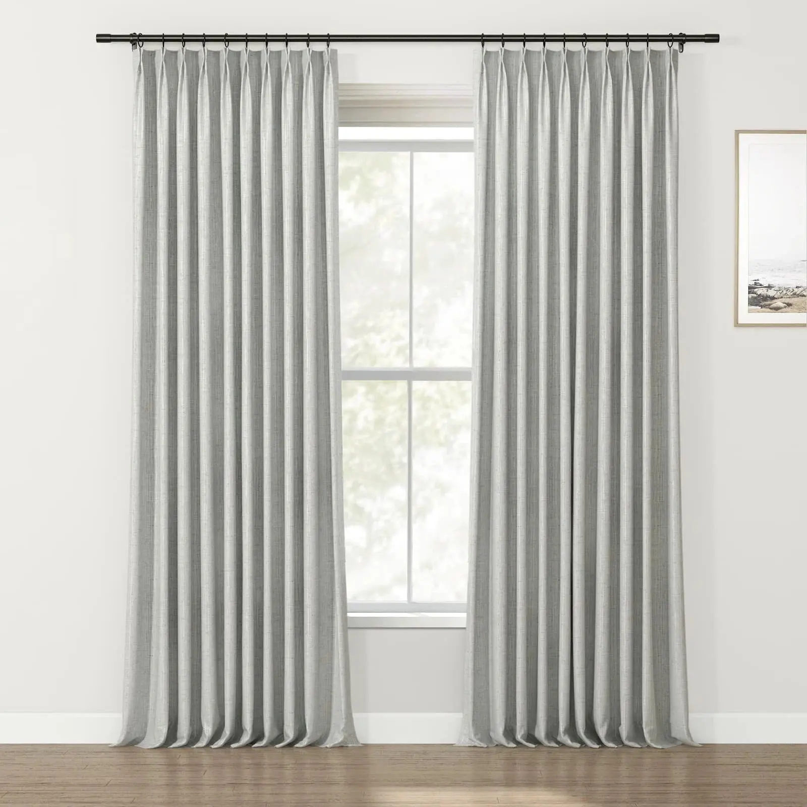 Lydia Drizzle Jacquard Curtain Pleated - Serie E - Image 21