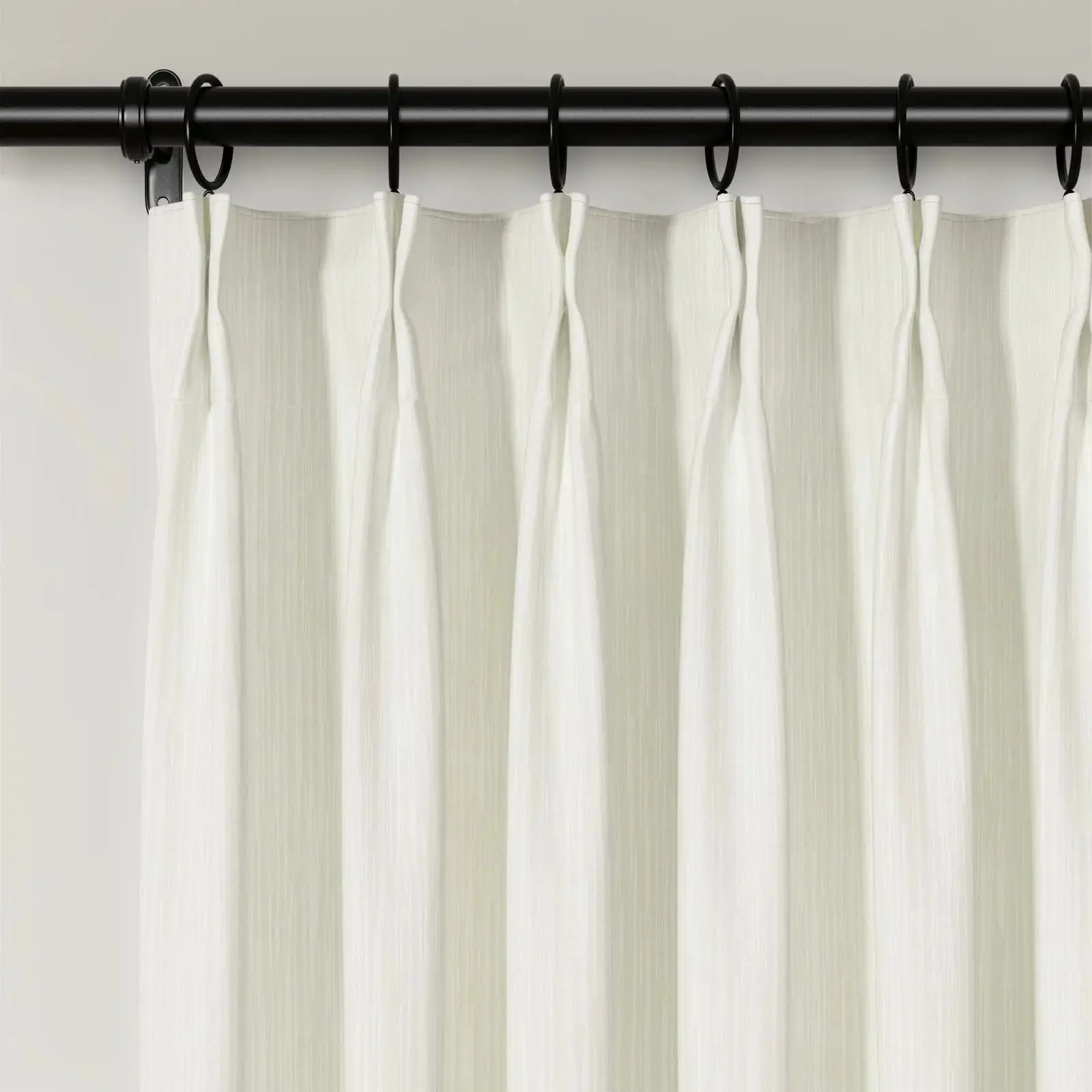 Lydia Drizzle Jacquard Curtain Pleated - Serie E - Image 3