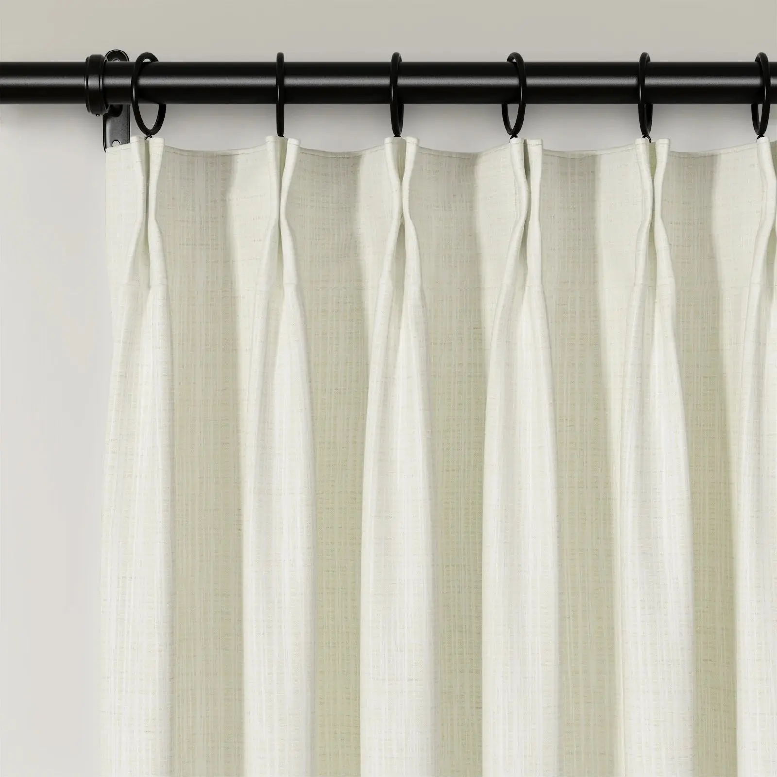 Lydia Drizzle Jacquard Curtain Pleated - Serie E - Image 4