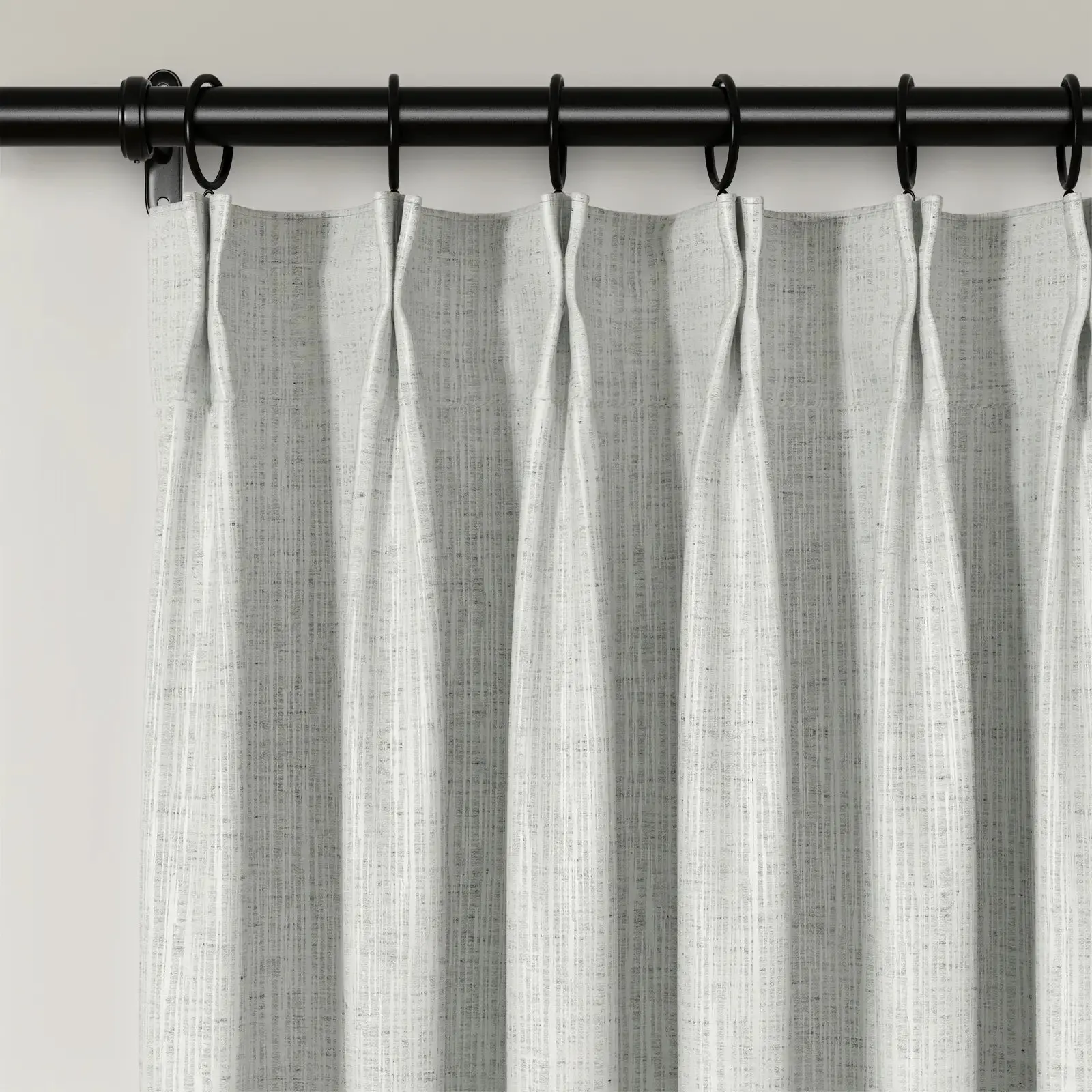 Lydia Drizzle Jacquard Curtain Pleated - Serie E - Image 5
