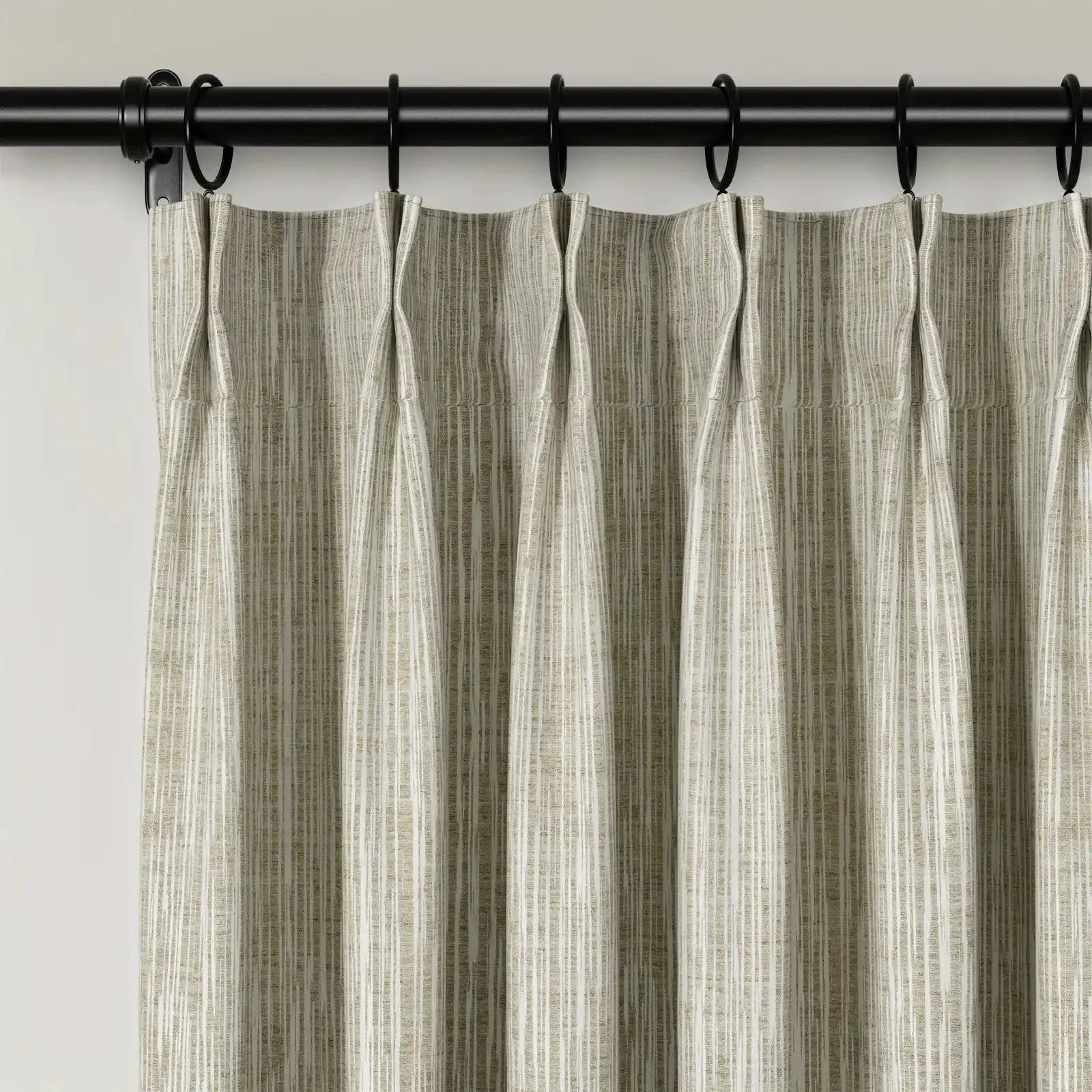 Lydia Drizzle Jacquard Curtain Pleated - Serie E - Image 6