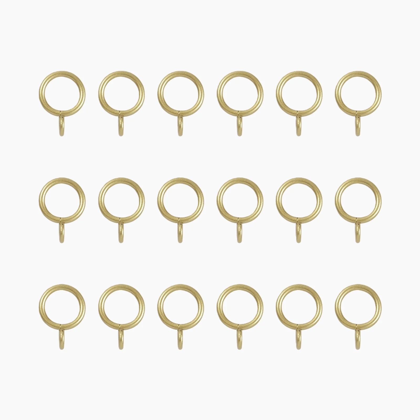Milo Cafe Curtain Eyelet Rings (Pack of 18)