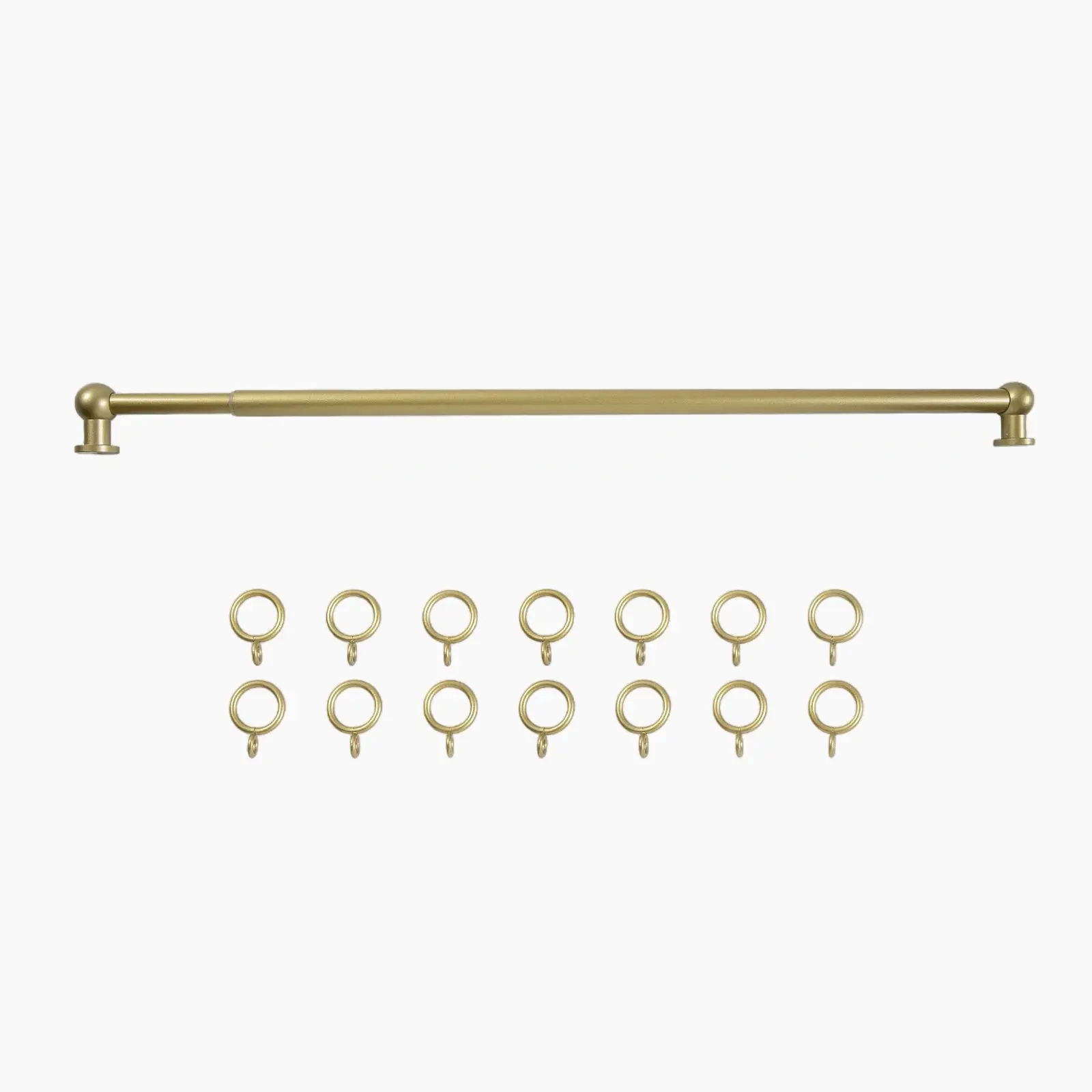 Milo Cafe Curtain Rods with Rings