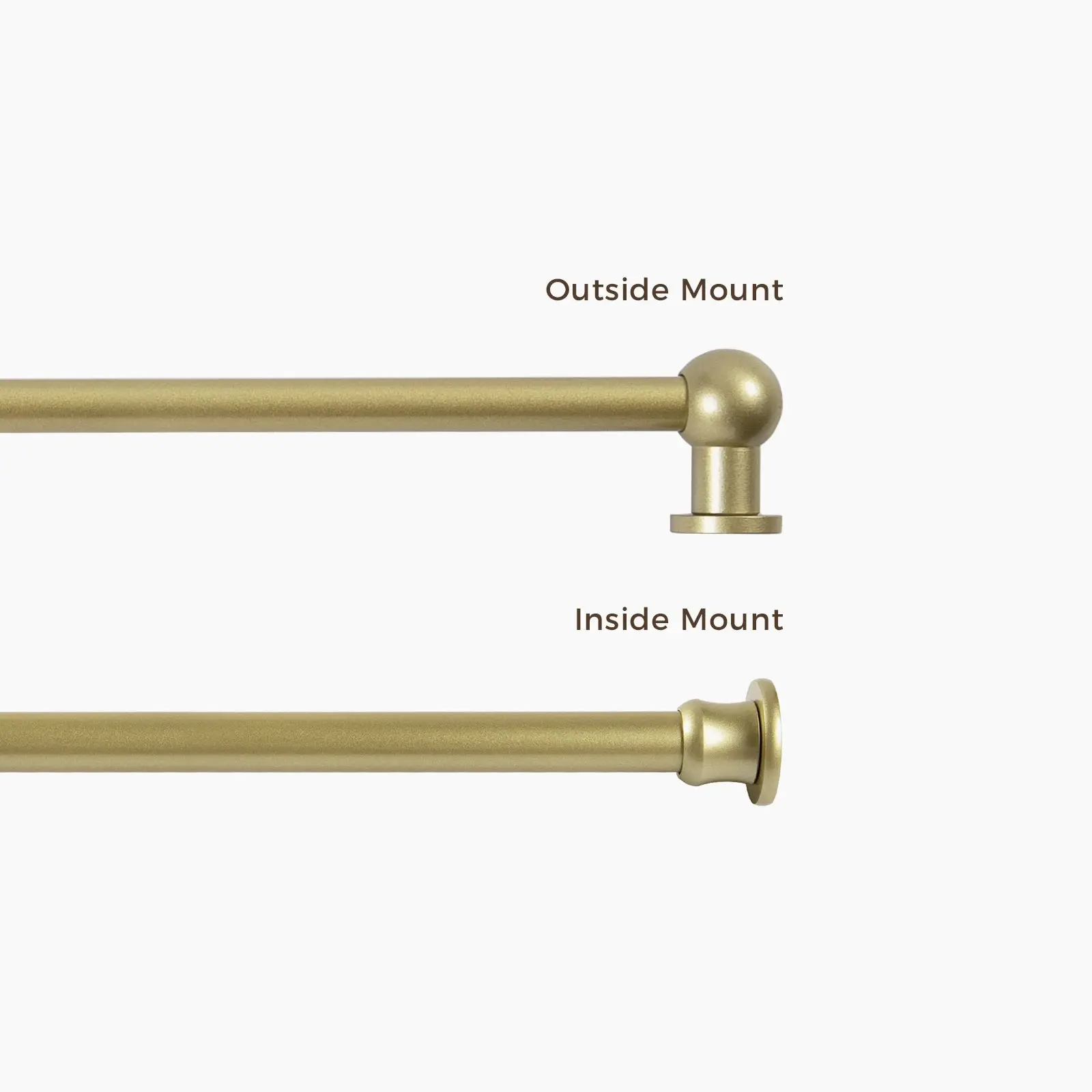 Milo Cafe Curtain Rods with Rings - Image 2