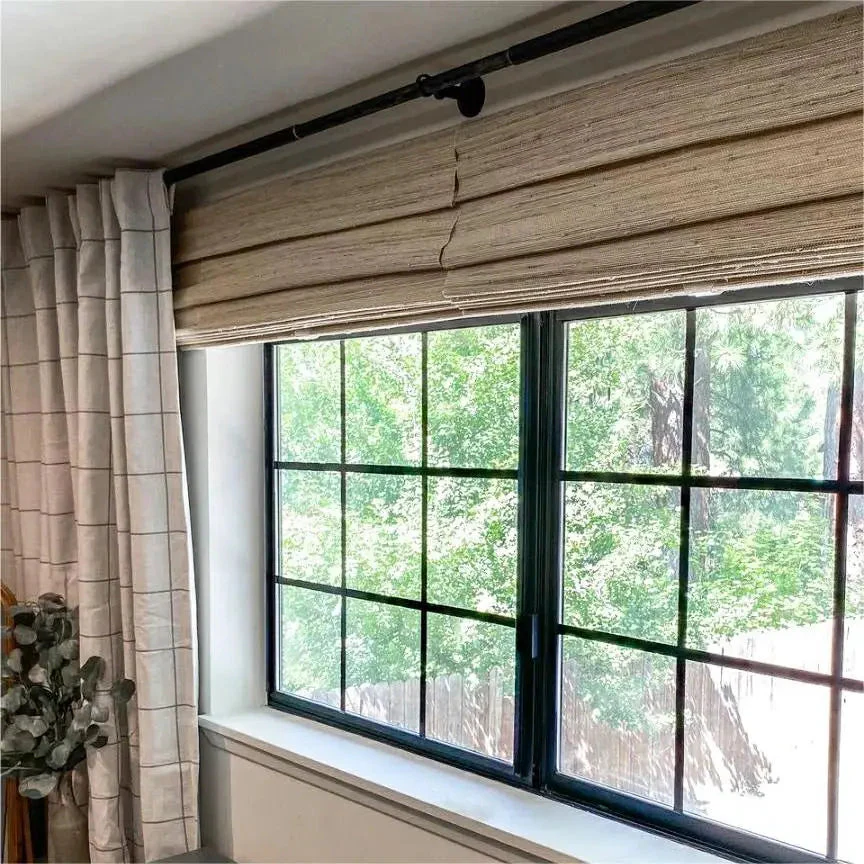 Lay Natural Ramie Bamboo Woven Shade - Beige - Image 17