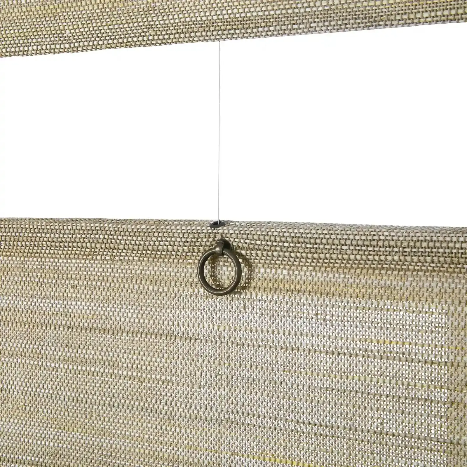 Lay Natural Ramie Top Down Bottom Up Woven Wood Shade Cordless - Coconut - Image 12