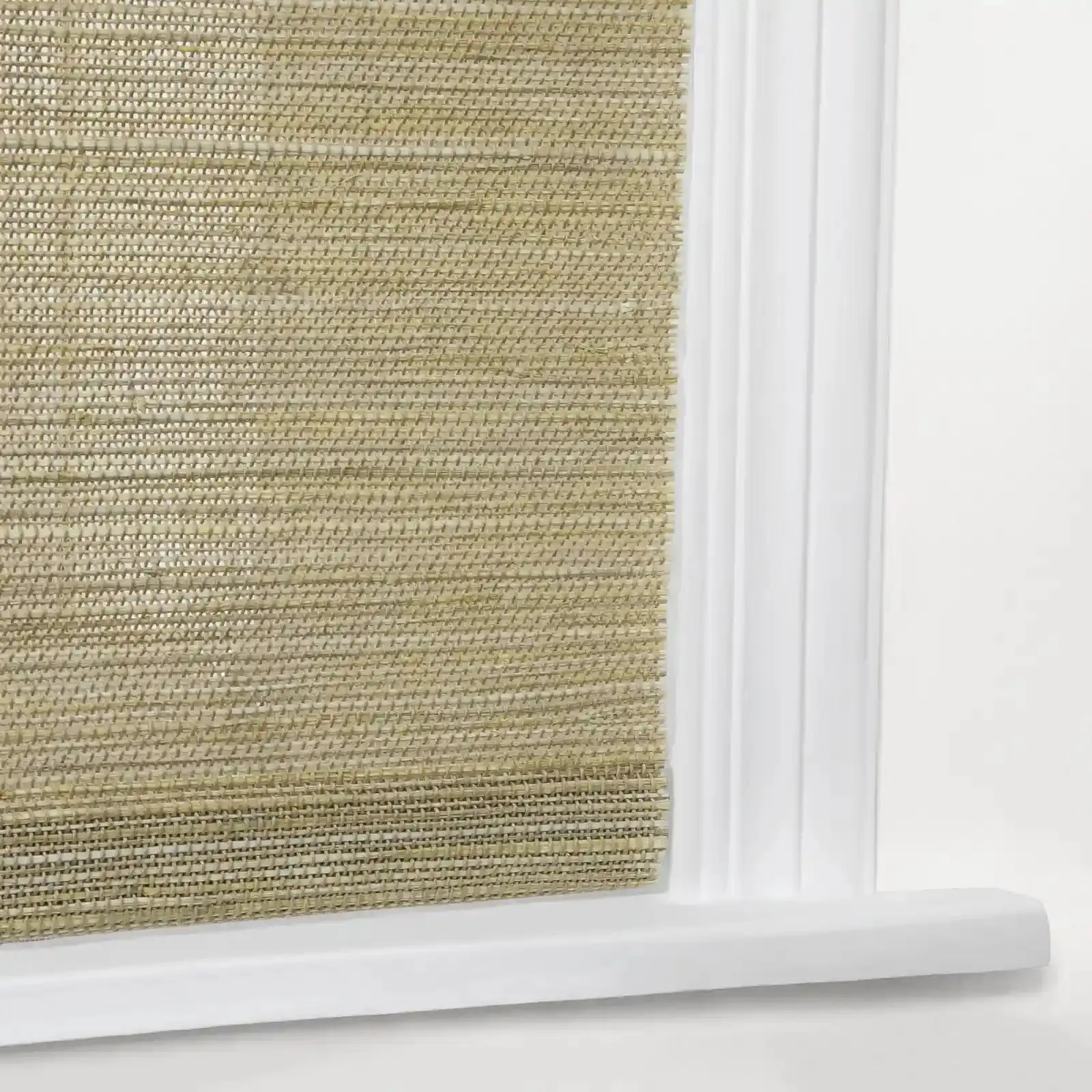 Lay Natural Ramie Top Down Bottom Up Woven Wood Shade Cordless - Coconut - Image 9