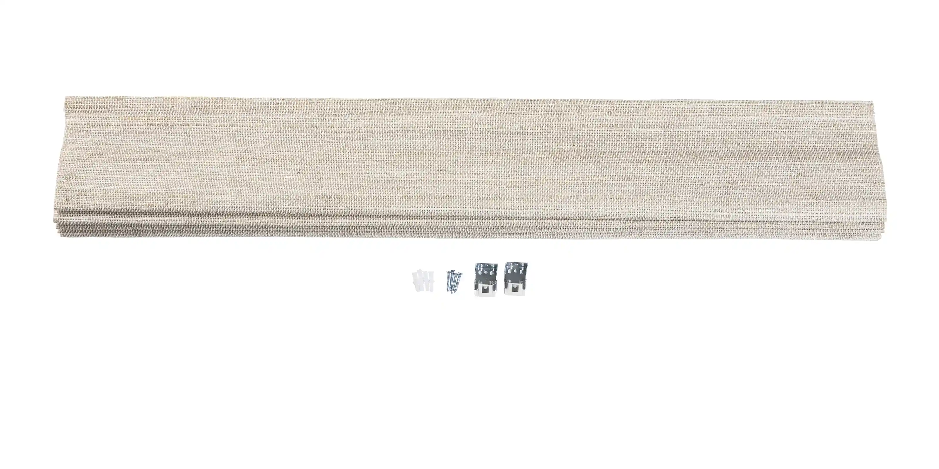 Lay Natural Ramie Top Down Bottom Up Woven Wood Shade Cordless - Wall White - Image 9