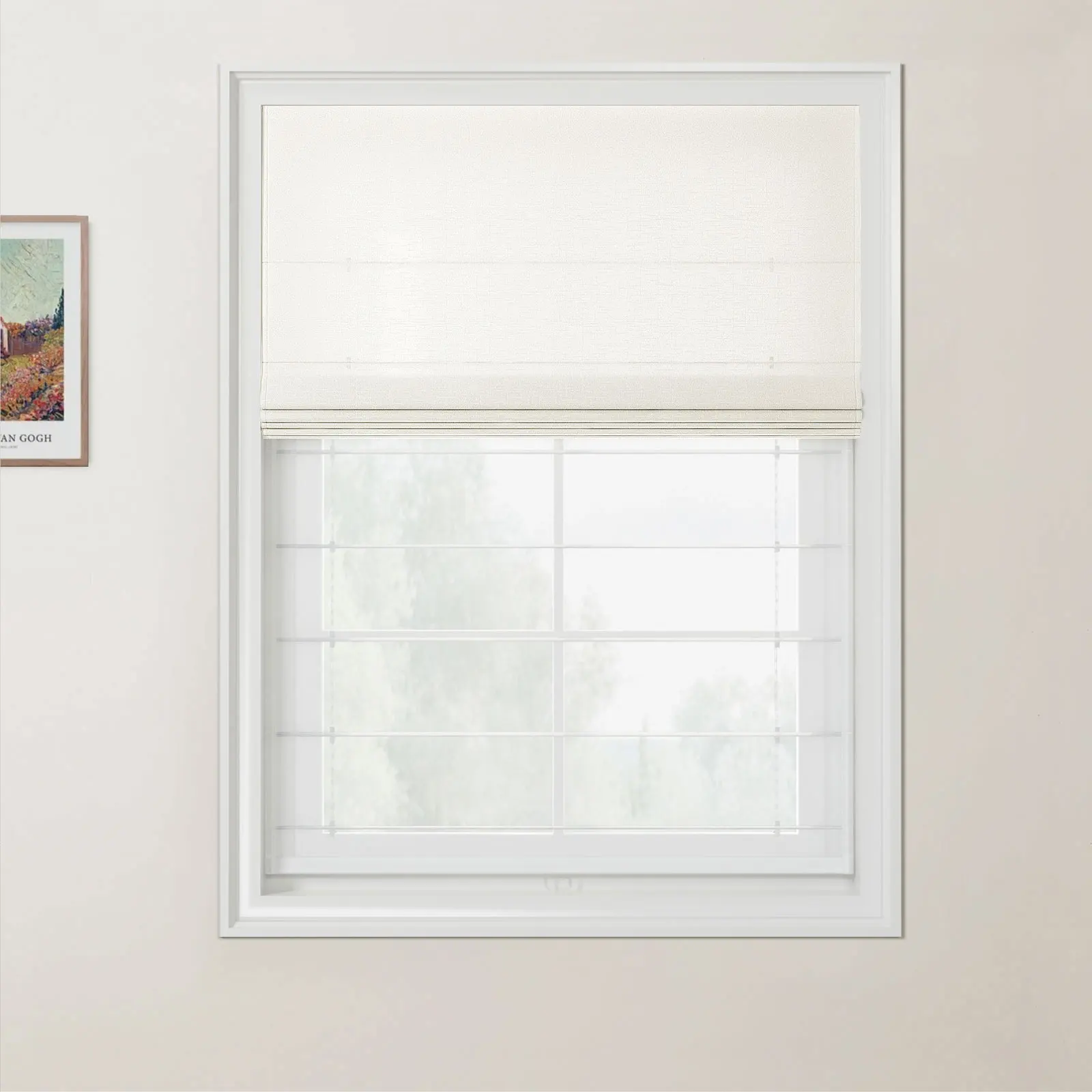 Patti Linen Day Night Roman Shade Cordless - Image 10