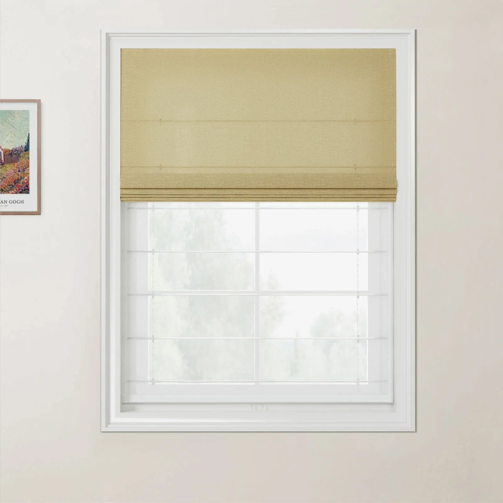 Patti Linen Day Night Roman Shade Cordless - Image 13