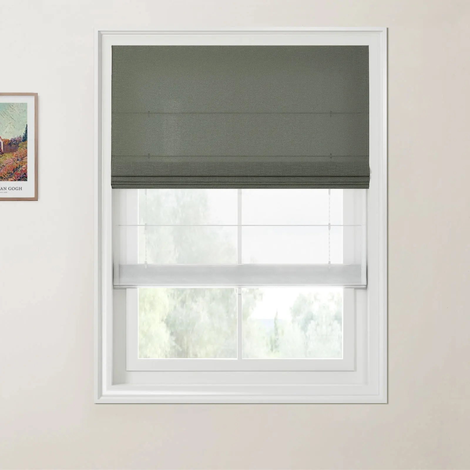 Patti Linen Day Night Roman Shade Cordless - Image 29