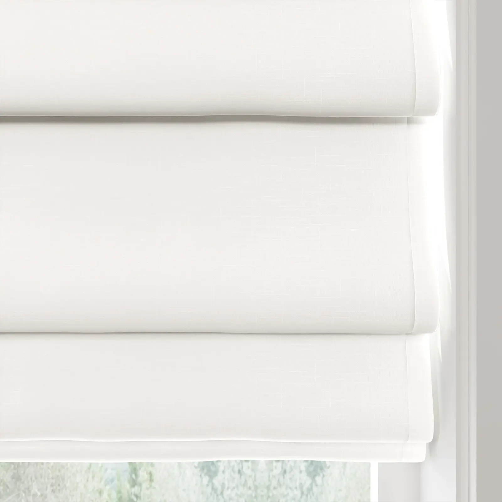 Patti Linen Deco Fold Roman Shade Cordless - Image 8