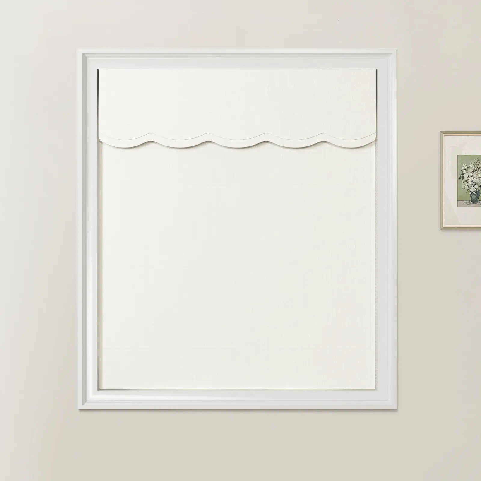 Patti Linen Valanced Day Night Roman Shade Cord Lift - Image 11