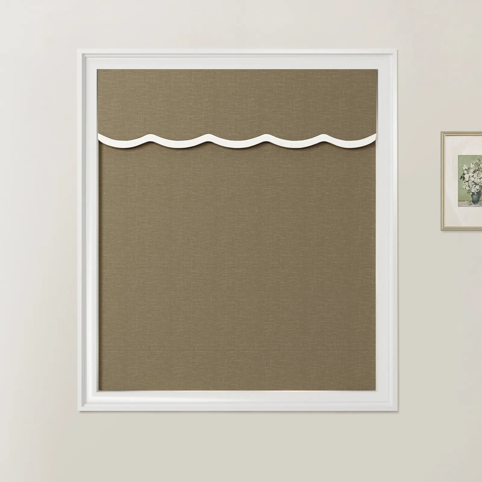 Patti Linen Valanced Day Night Roman Shade Cord Lift - Image 22