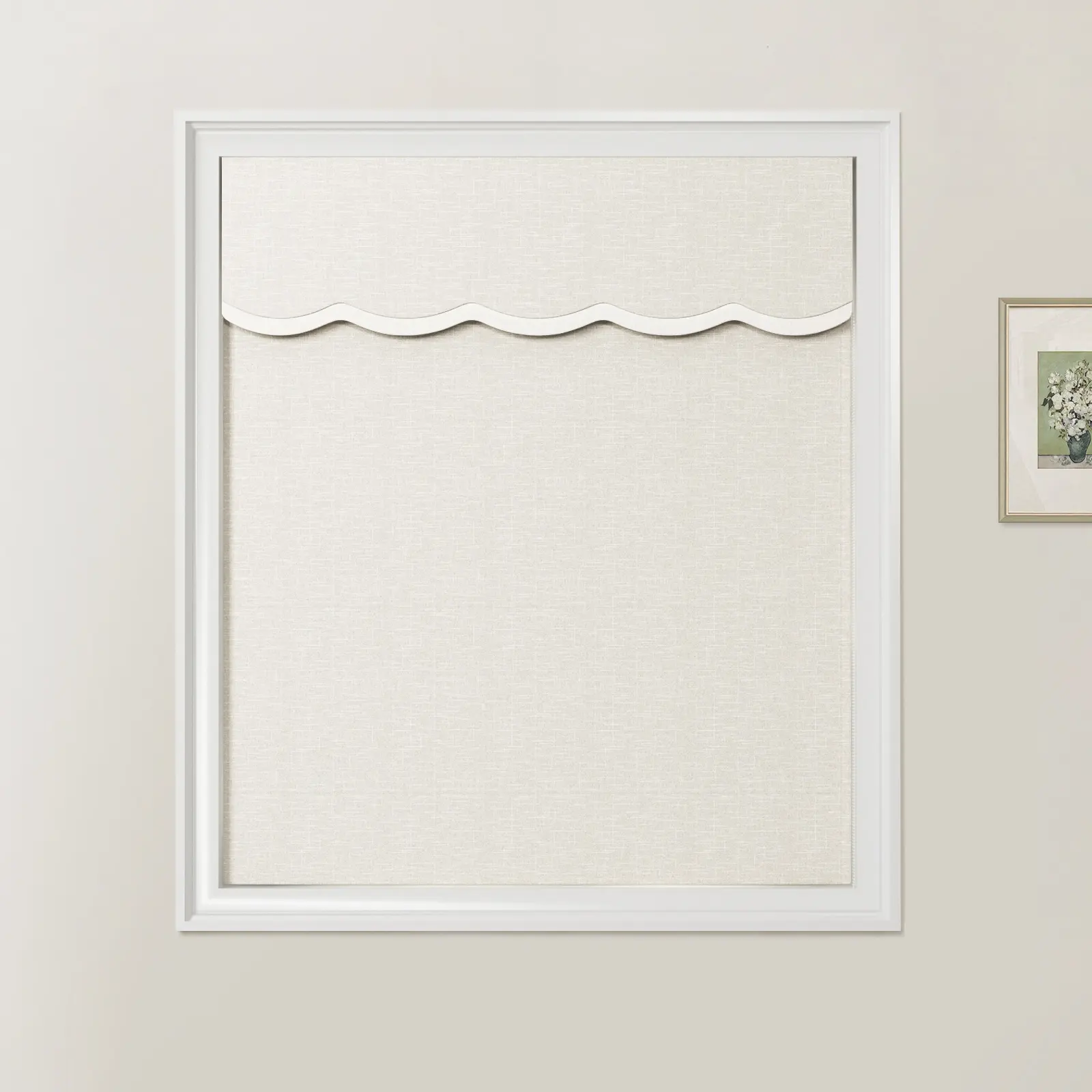 Patti Linen Valanced Day Night Roman Shade Cord Lift - Image 25