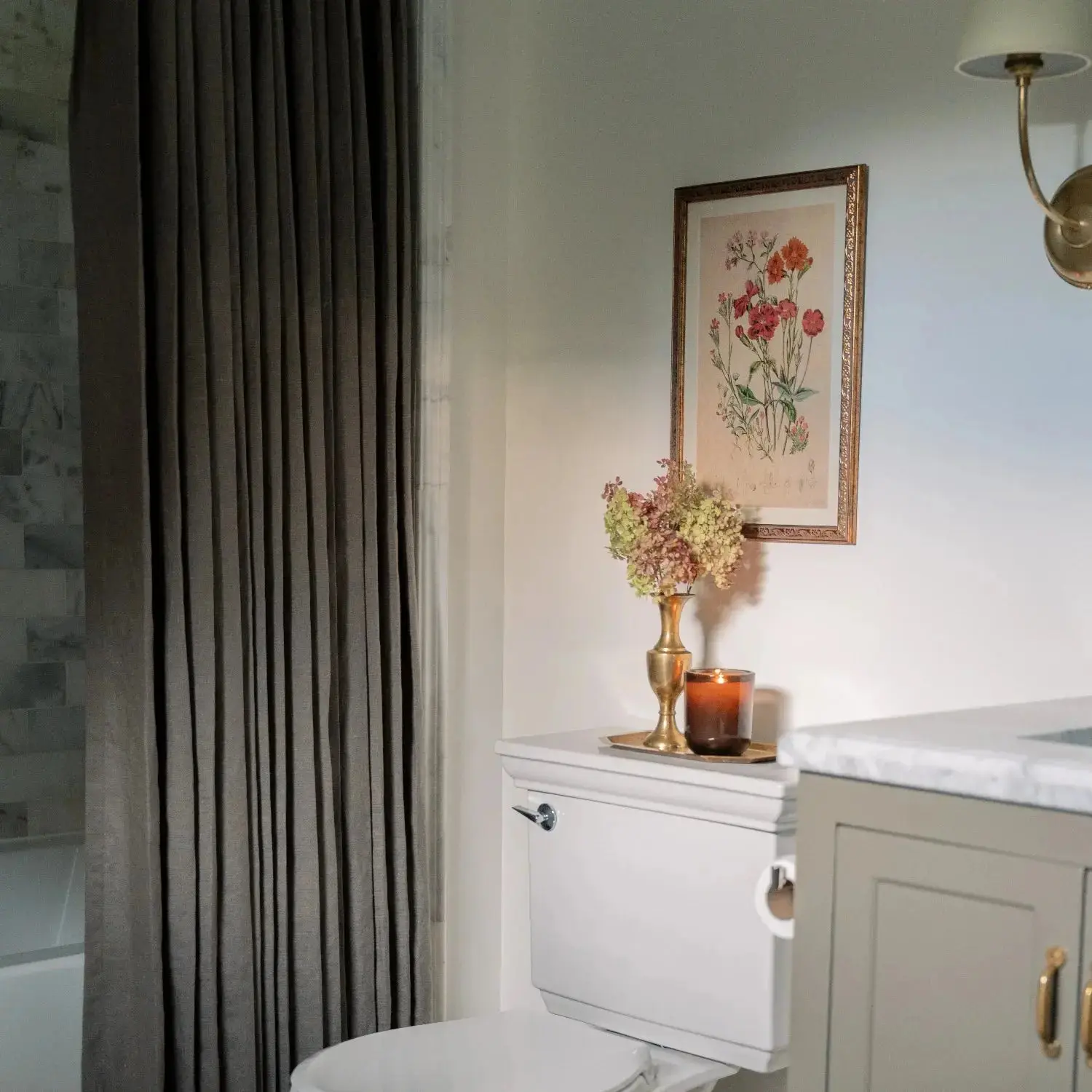 Custom Luxury Bathroom Curtains with Waterproof Layer - Image 3