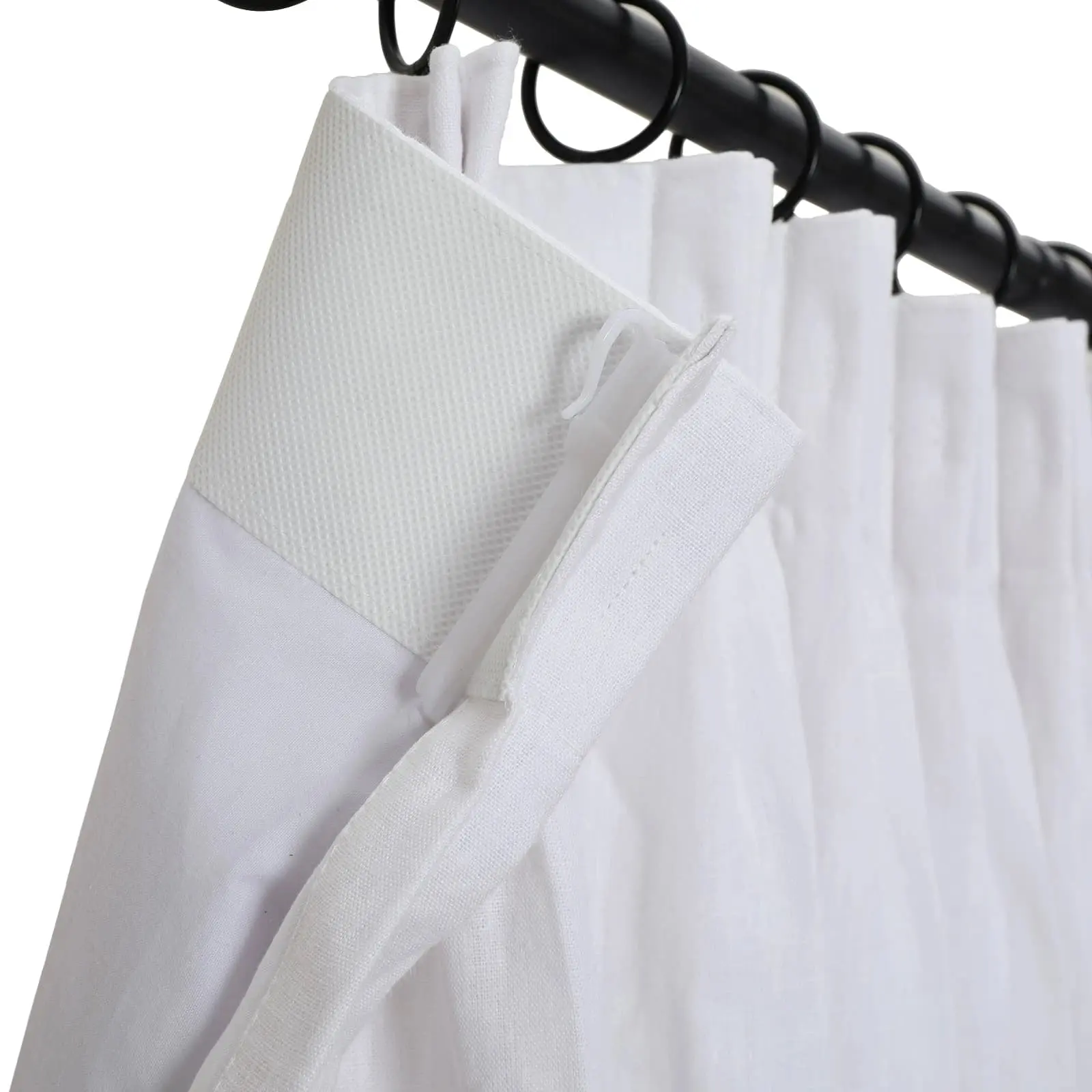 TWOPAGES Patti™  Premium Belgian Linen Curtain Pleated - Image 34