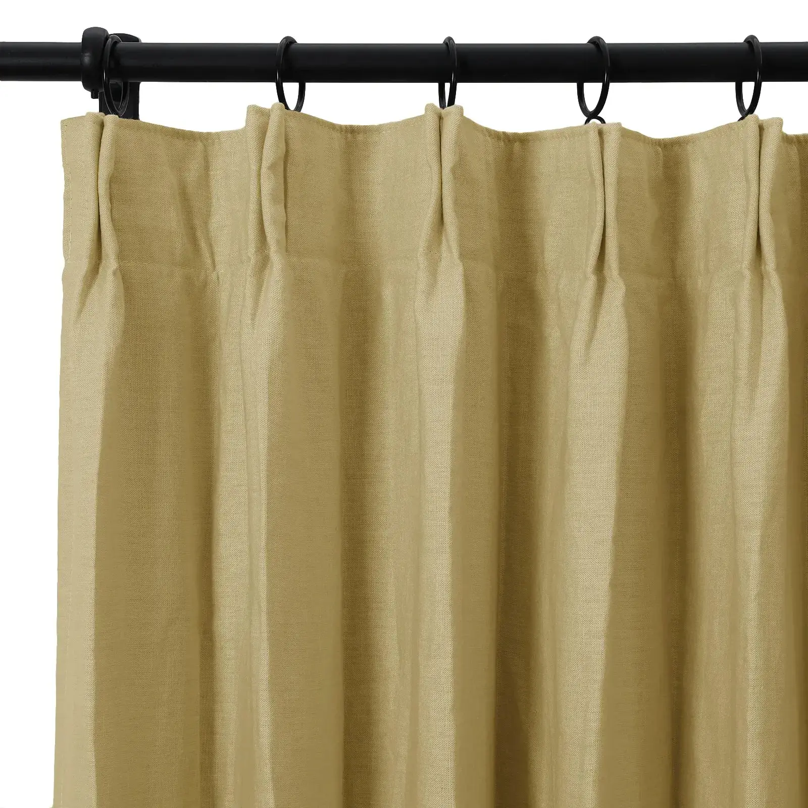 TWOPAGES Patti™  Premium Belgian Linen Curtain Pleated - Image 65