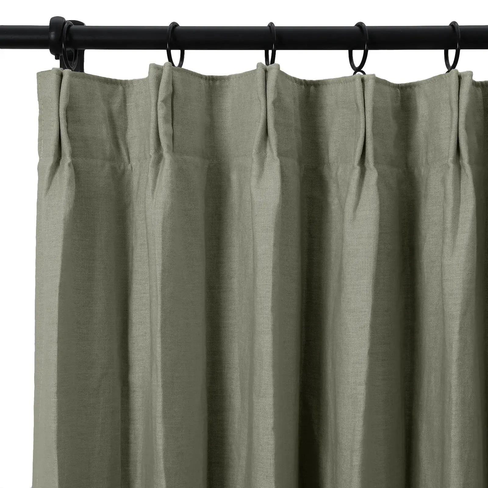 TWOPAGES Patti™  Premium Belgian Linen Curtain Pleated - Image 70