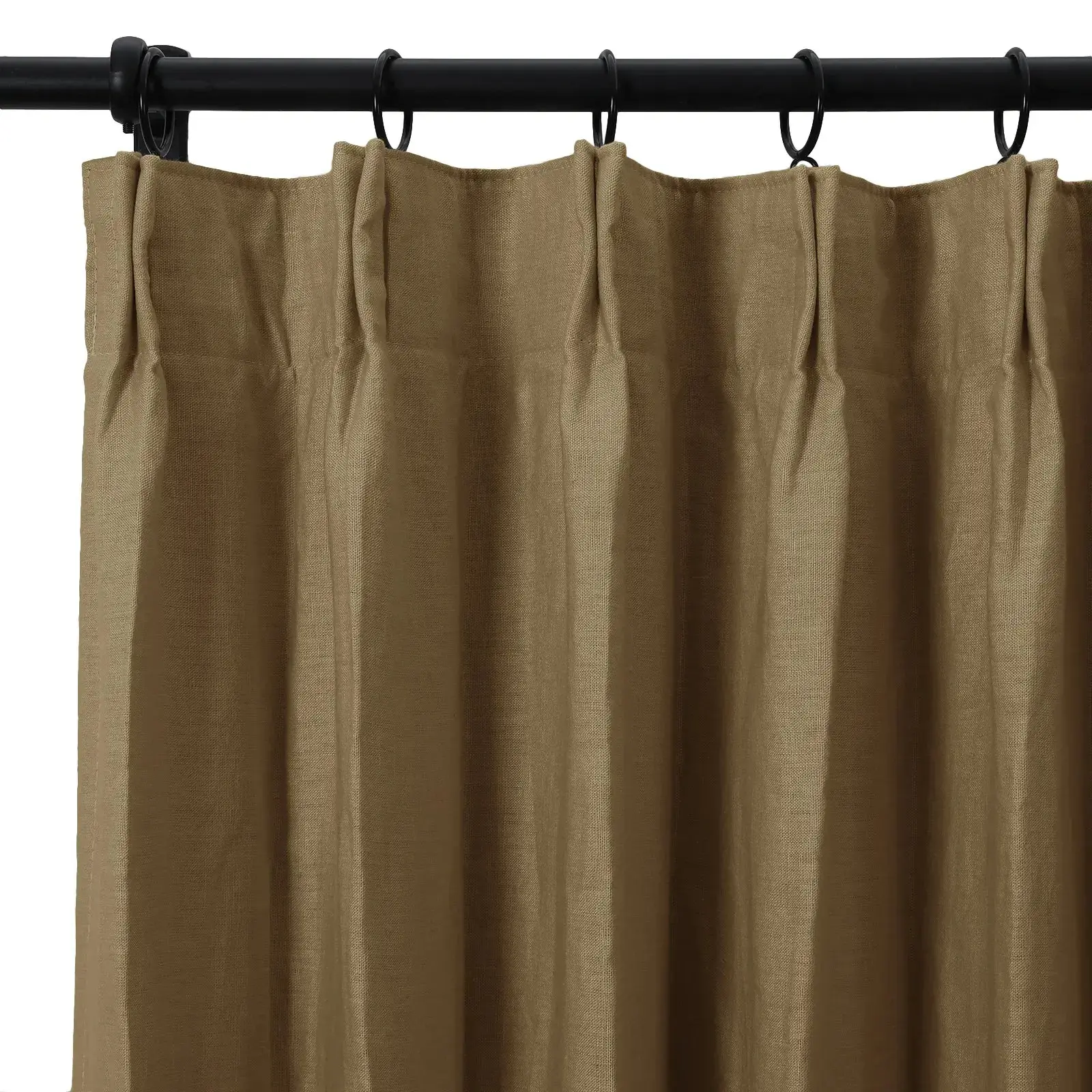 TWOPAGES Patti™  Premium Belgian Linen Curtain Pleated - Image 71