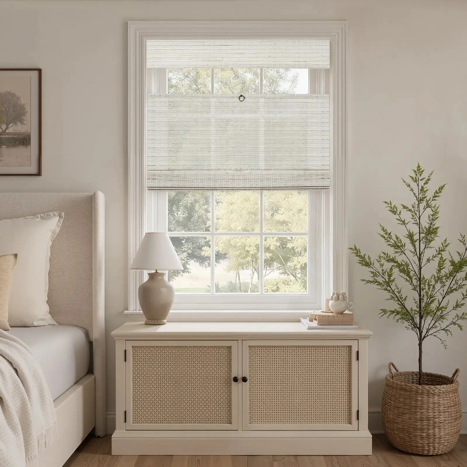 Rae Top Down Bottom Up Woven Wood Shade Cordless - Series C