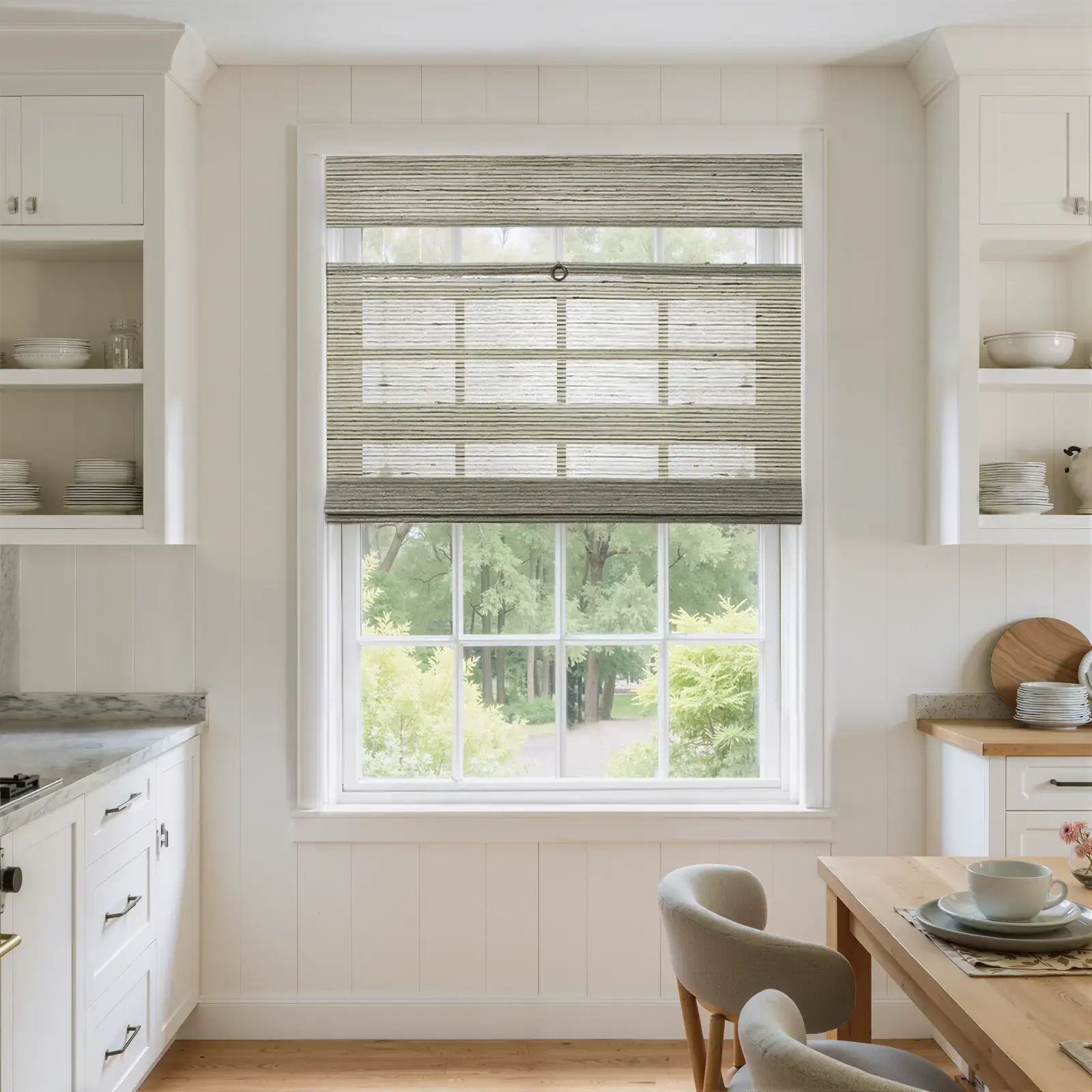 Rae Top Down Bottom Up Woven Wood Shade Cordless - Series C - Image 5