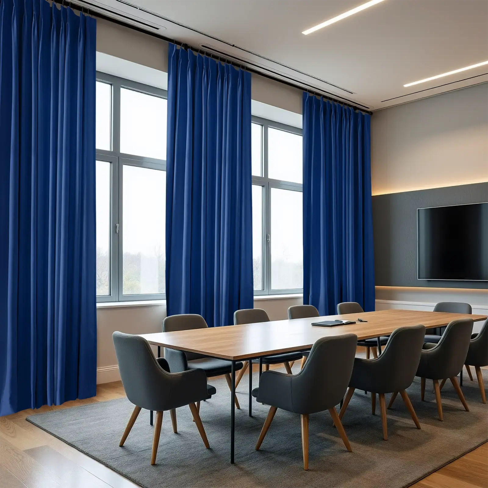 REGAL Fireproof Flame Retardant Curtain Pleated - Image 9