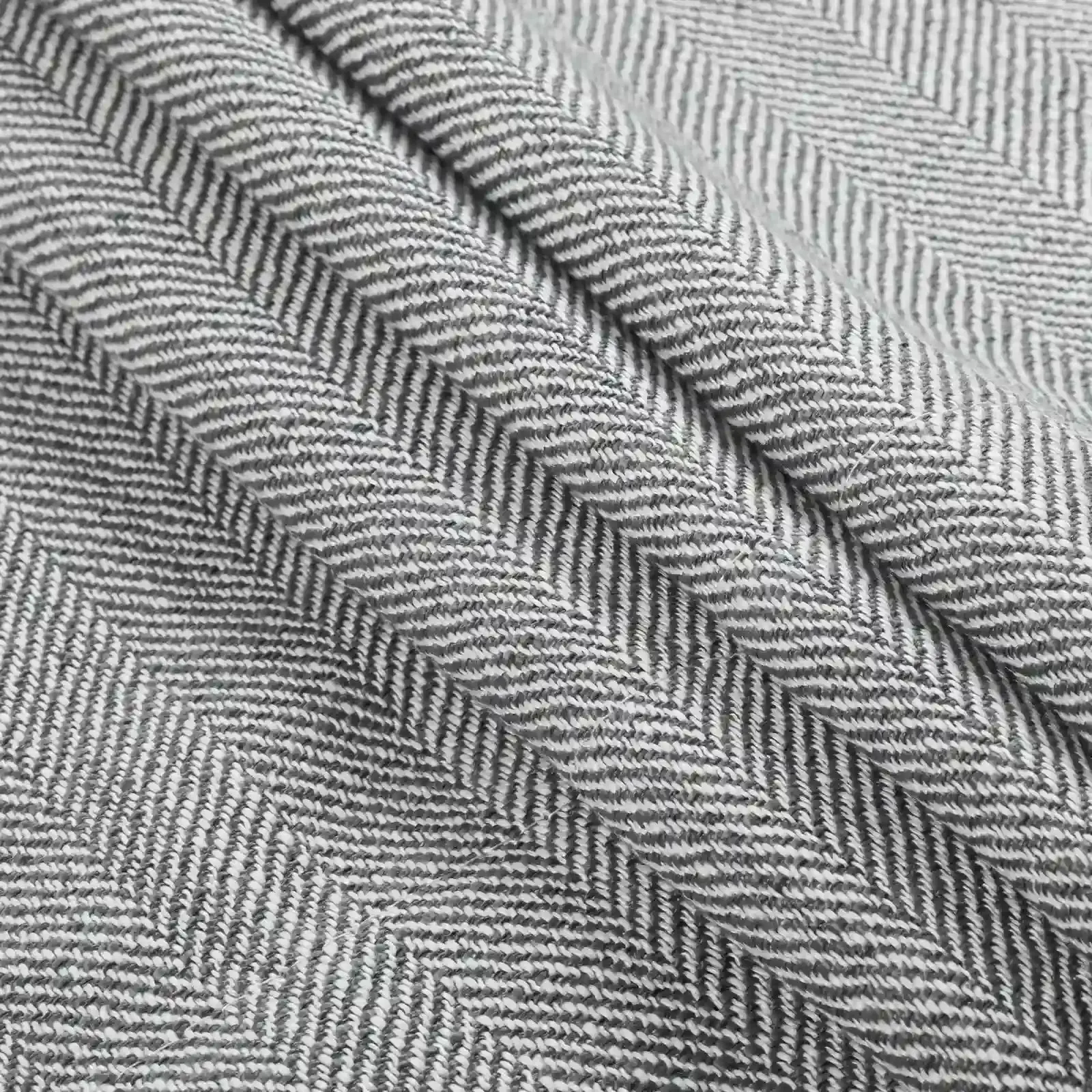 Reid Herringbone Curtain Pleated - Image 18