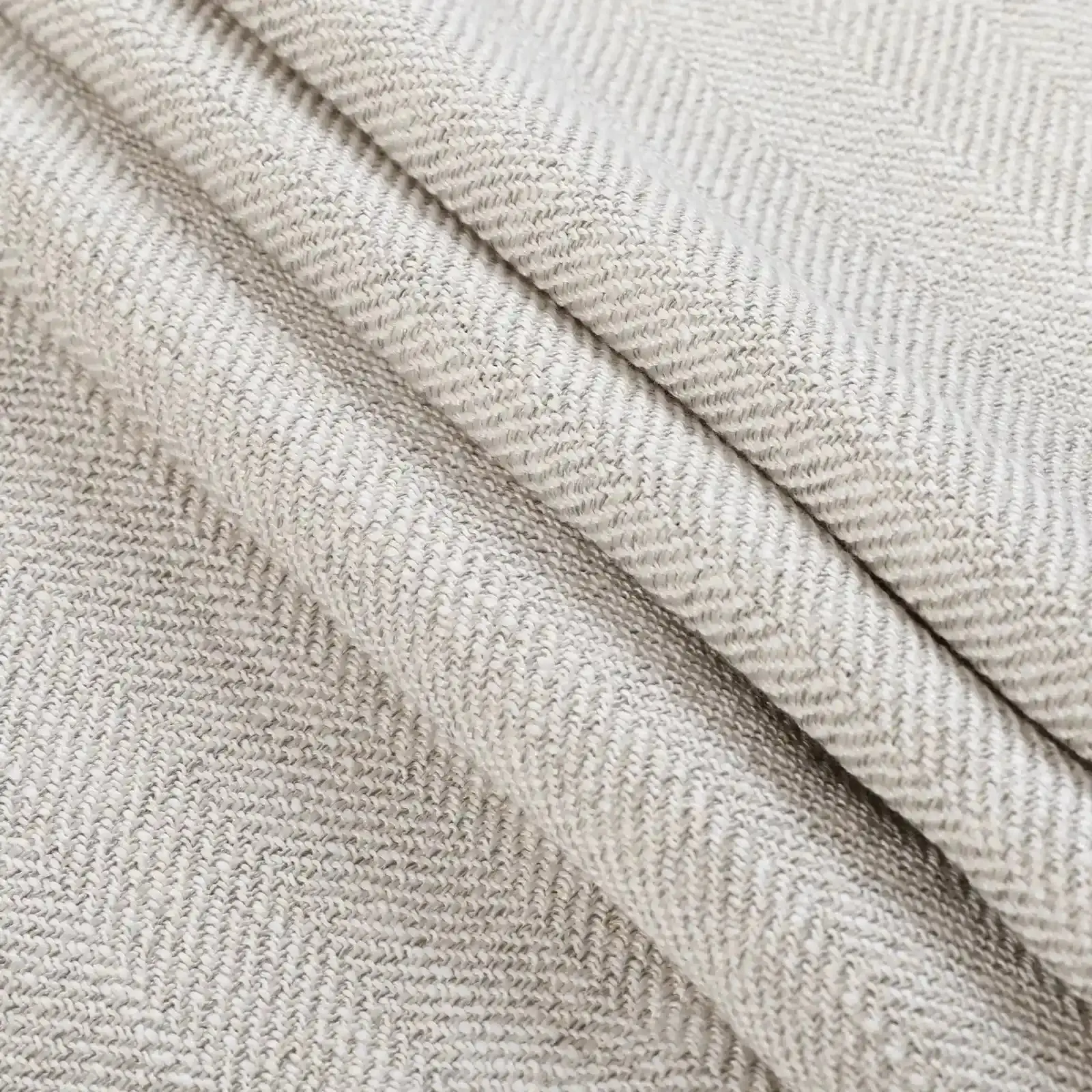 Reid Herringbone Curtain Pleated - Image 9