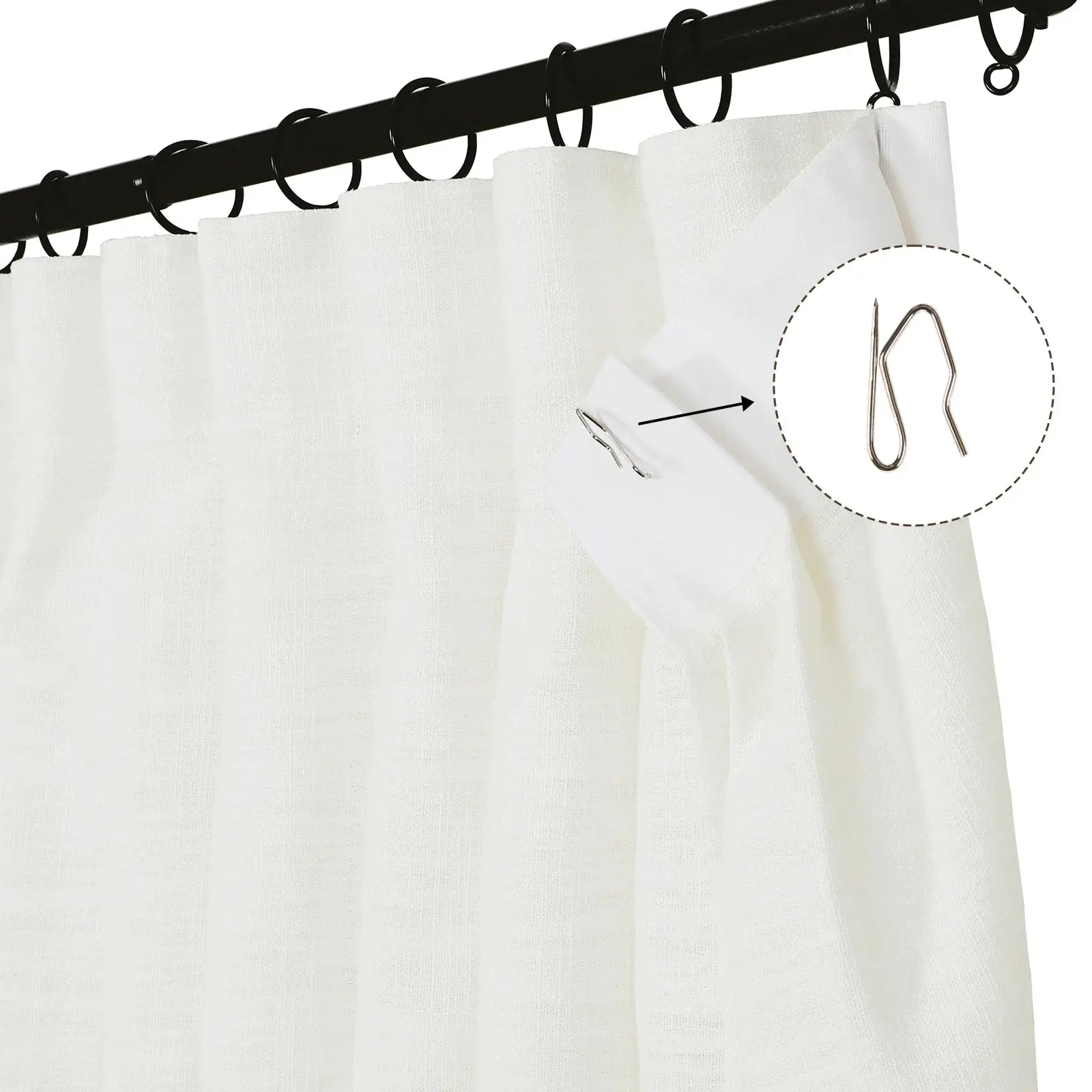 S-Shaped Metal Pin Hooks (Pack of 32) - Image 2