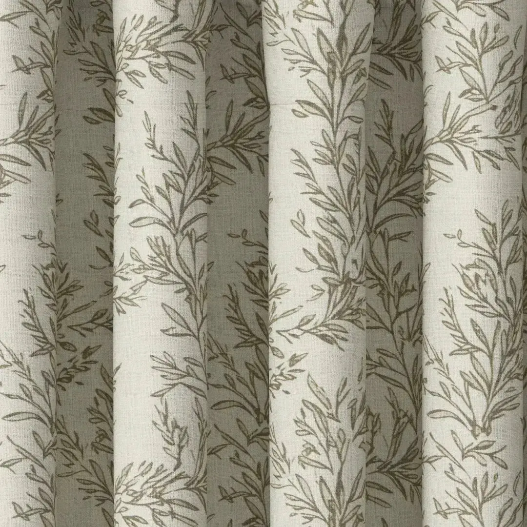 Sara Le Print Linen Unlined Drapery Pleated - Image 20