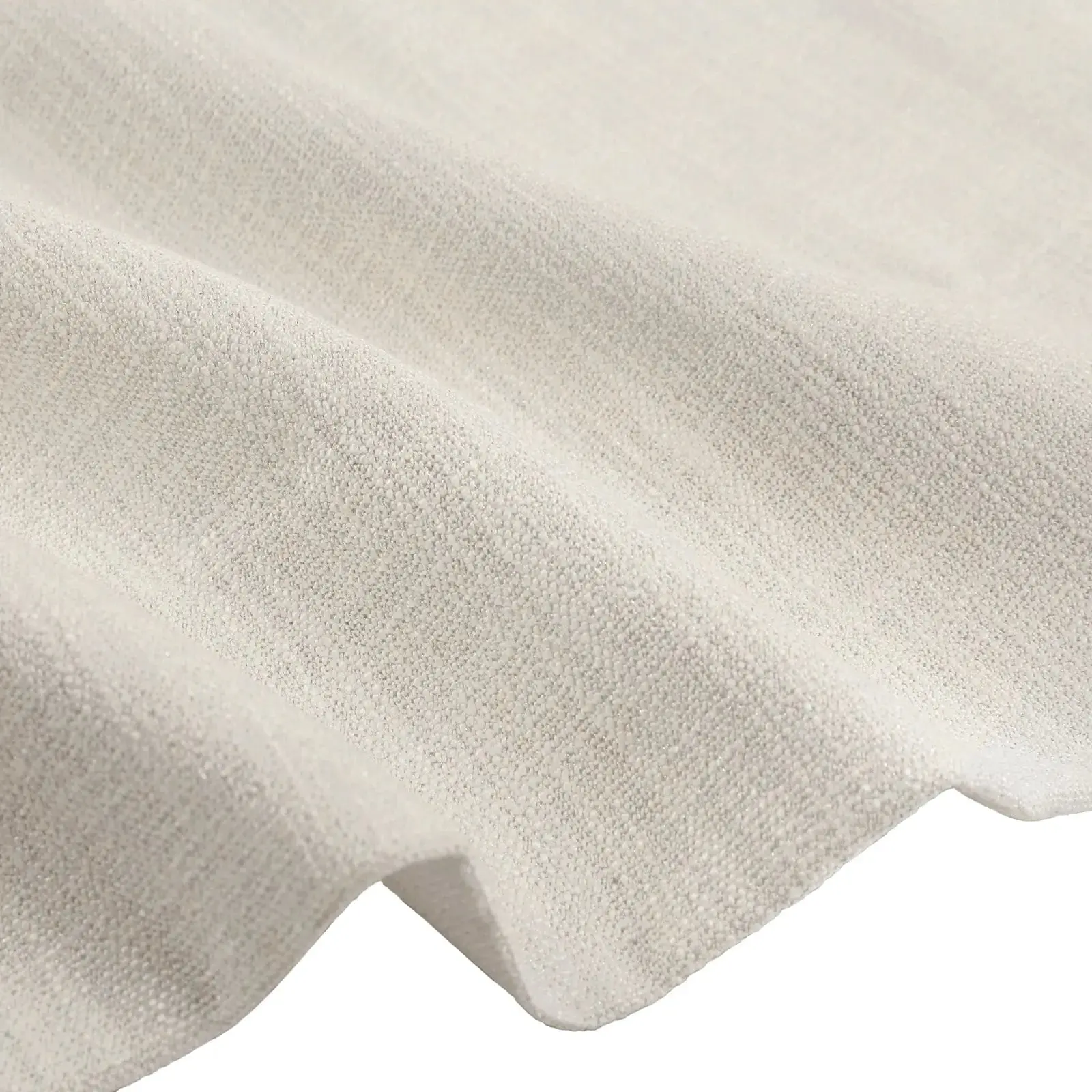 Sarai Textured Metallic Cotton Blend Curtain Pleated - Image 30