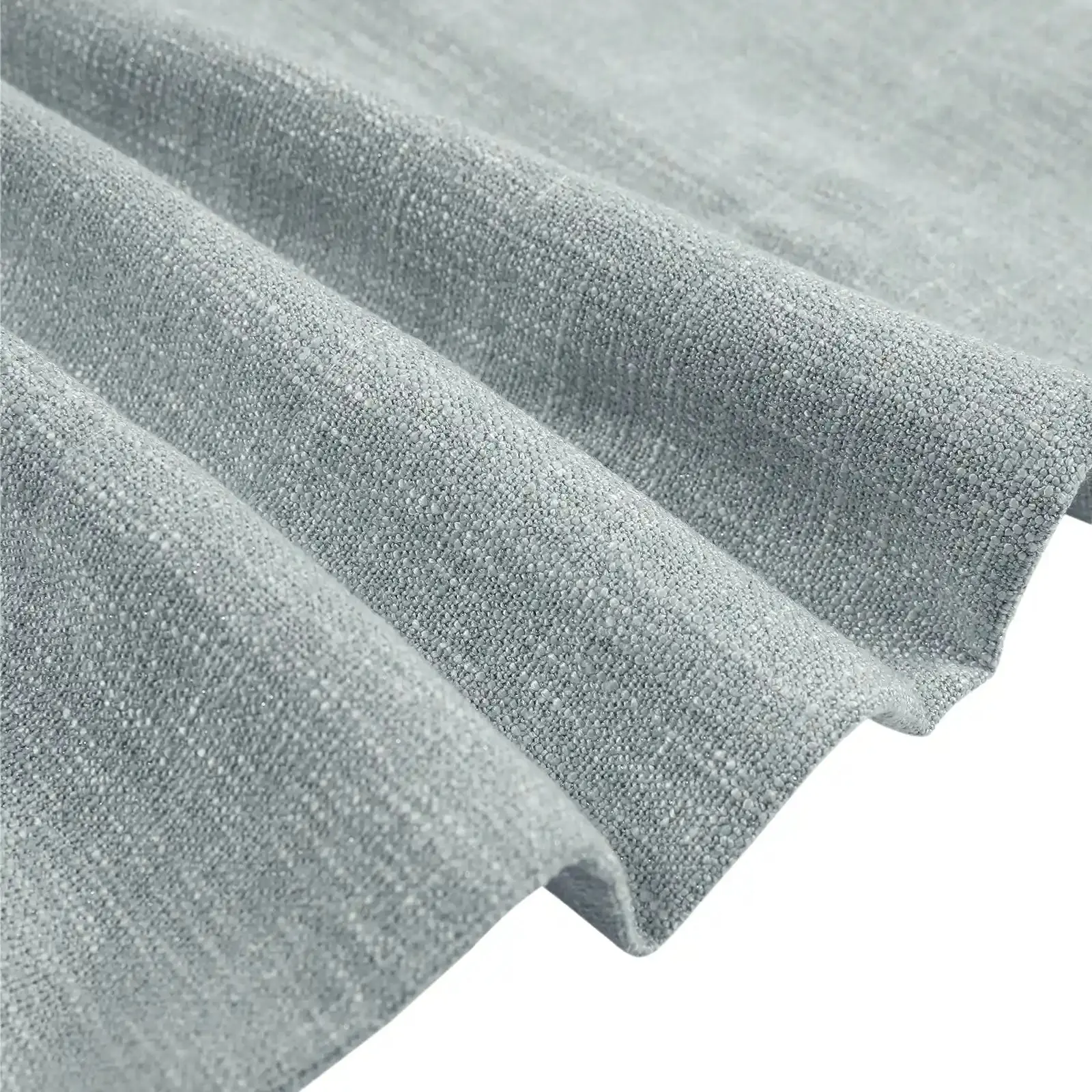 Sarai Textured Metallic Cotton Blend Curtain Pleated - Image 35